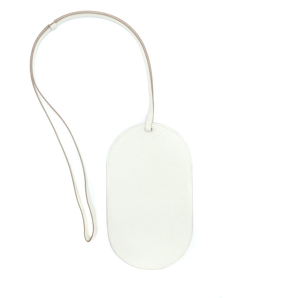 HERMES IN-THE-LOOP TO GO GM PHONE CASE MYSORE GOATSKIN MUSHROOM/VERT FIZZ/CUIVRE