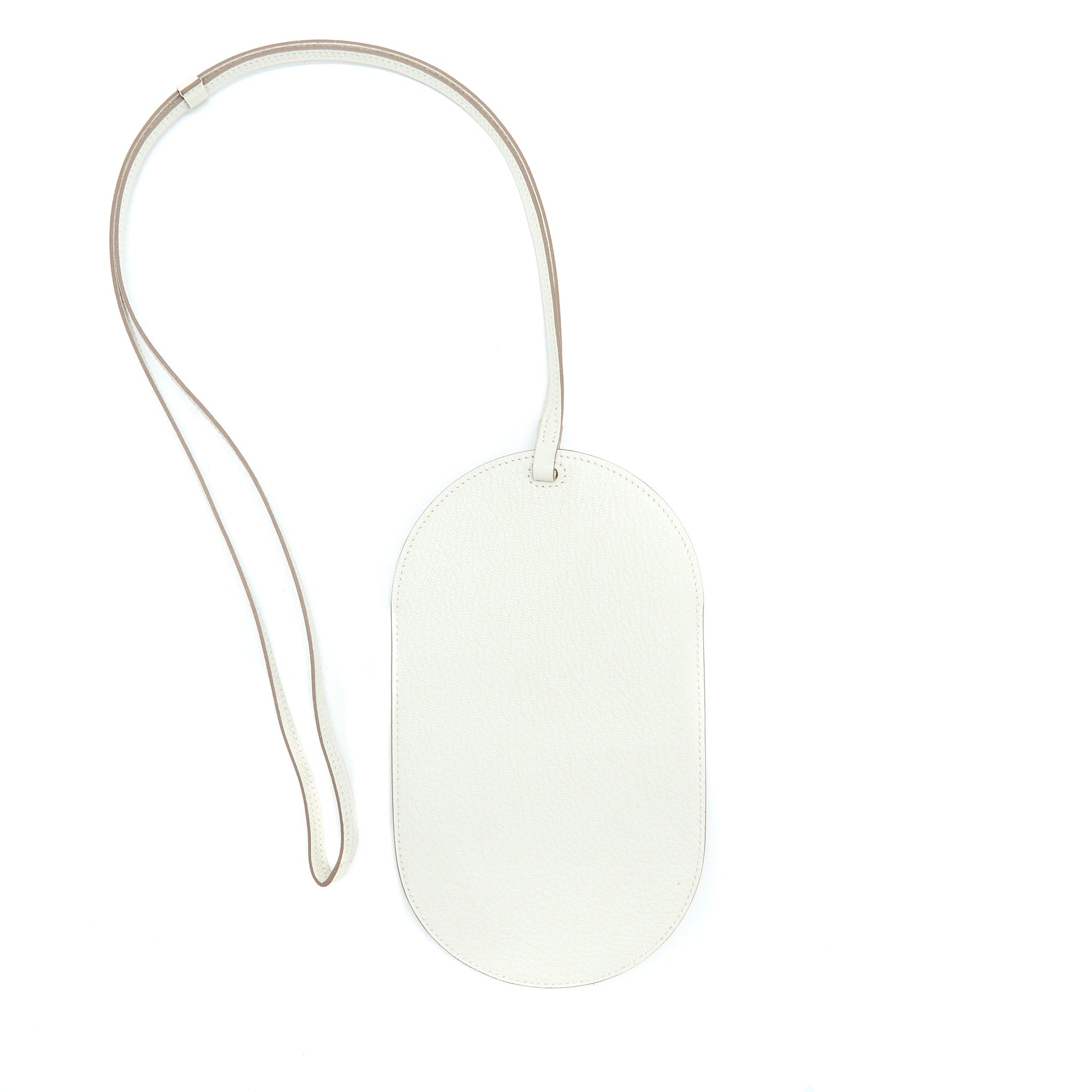 HERMES IN-THE-LOOP TO GO GM PHONE CASE MYSORE GOATSKIN MUSHROOM/VERT FIZZ/CUIVRE