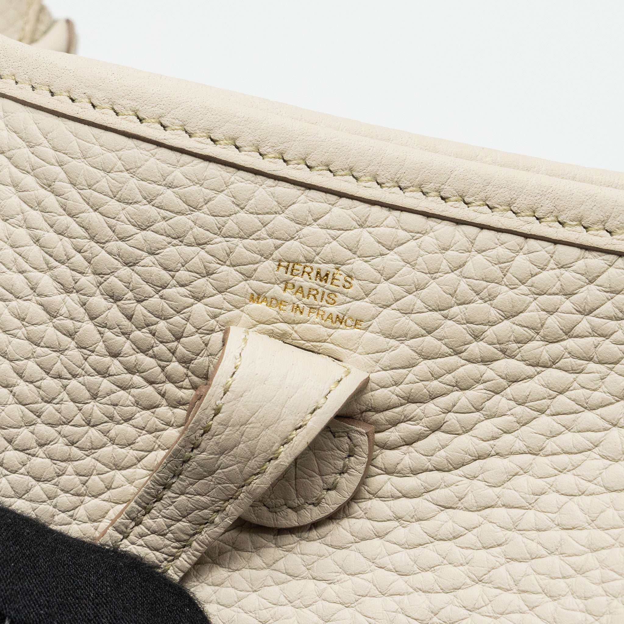 HERMES MINI EVELYN CLEMENCE BETON GHW