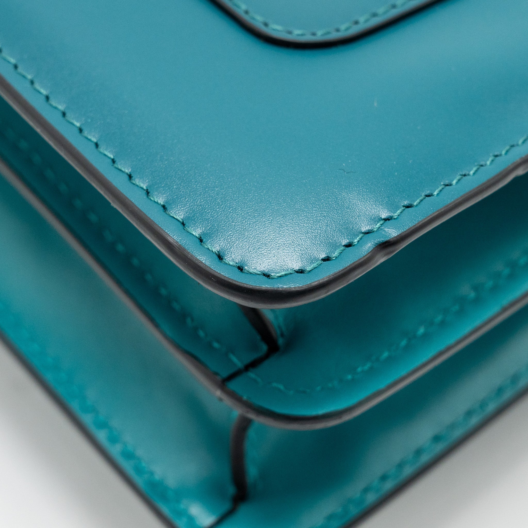 BVLGARI SERPENTI FOREVER BAG CALFSKIN GREEN LGHW