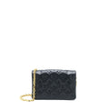 LOUIS VUITTON POCHETTE COUSSIN MONOGRAM-EMBOSSED LAMBSKIN BLACK GHW