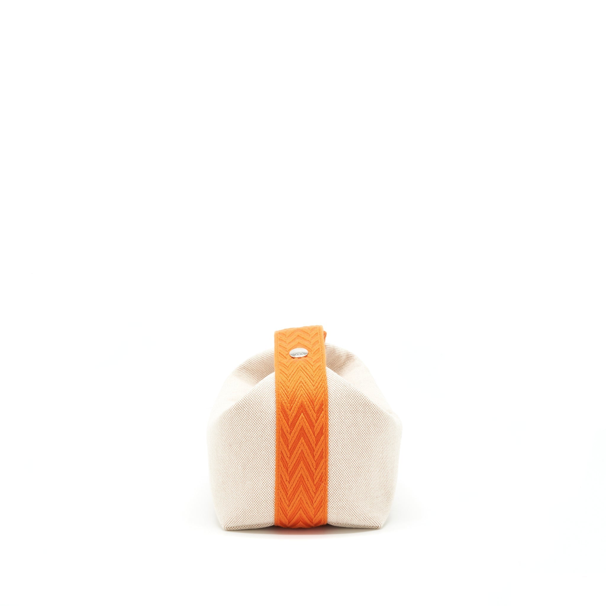 HERMES TROUSSE DE TOILETTE BRIDE A BRAC PETIT MODELE BEIGE/ORANGE