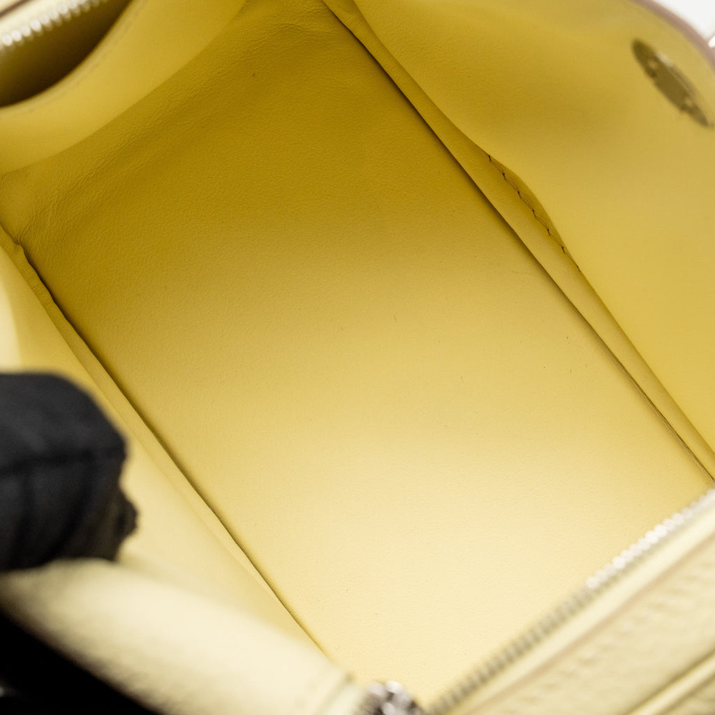 HERMES MINI LINDY II CLEMENCE JAUNE MILTON SHW