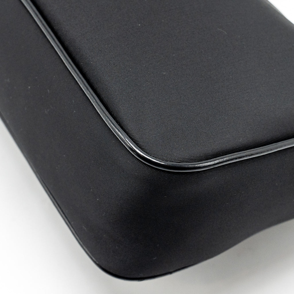 PRADA RE-NYLON MINI BAG NYLON/ CALFSKIN BLACK GHW
