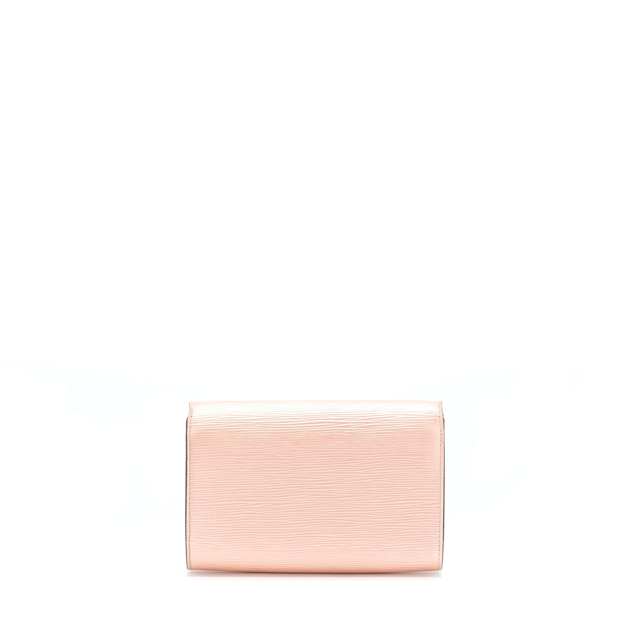 LOUIS VUITTON LOUISE CLUTCH PM EPI LIGHT PINK SHW