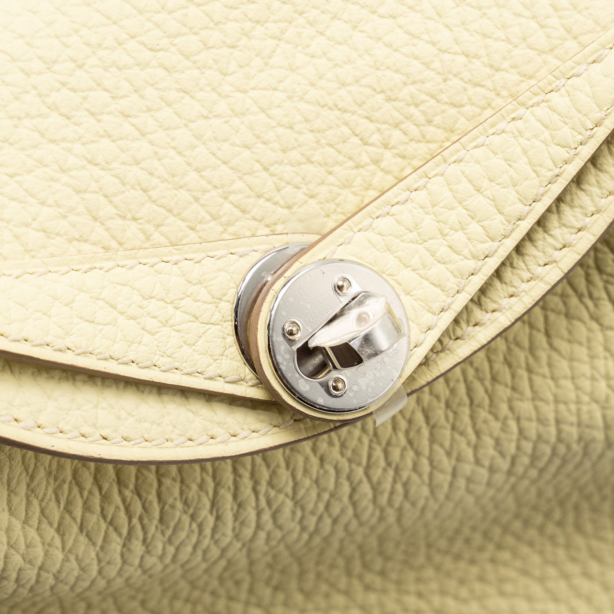 HERMES MINI LINDY II CLEMENCE JAUNE MILTON SHW