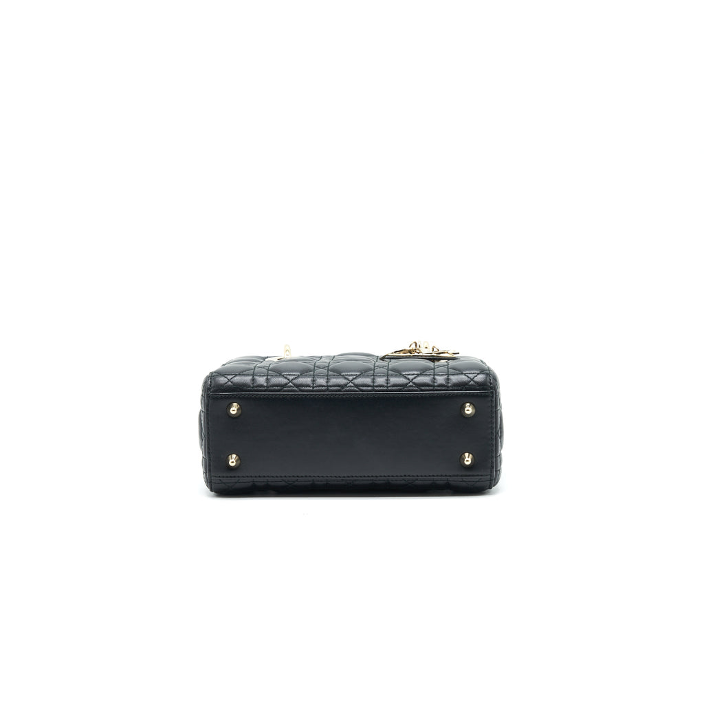 DIOR SMALL LADY DIOR BAG BLACK GHW
