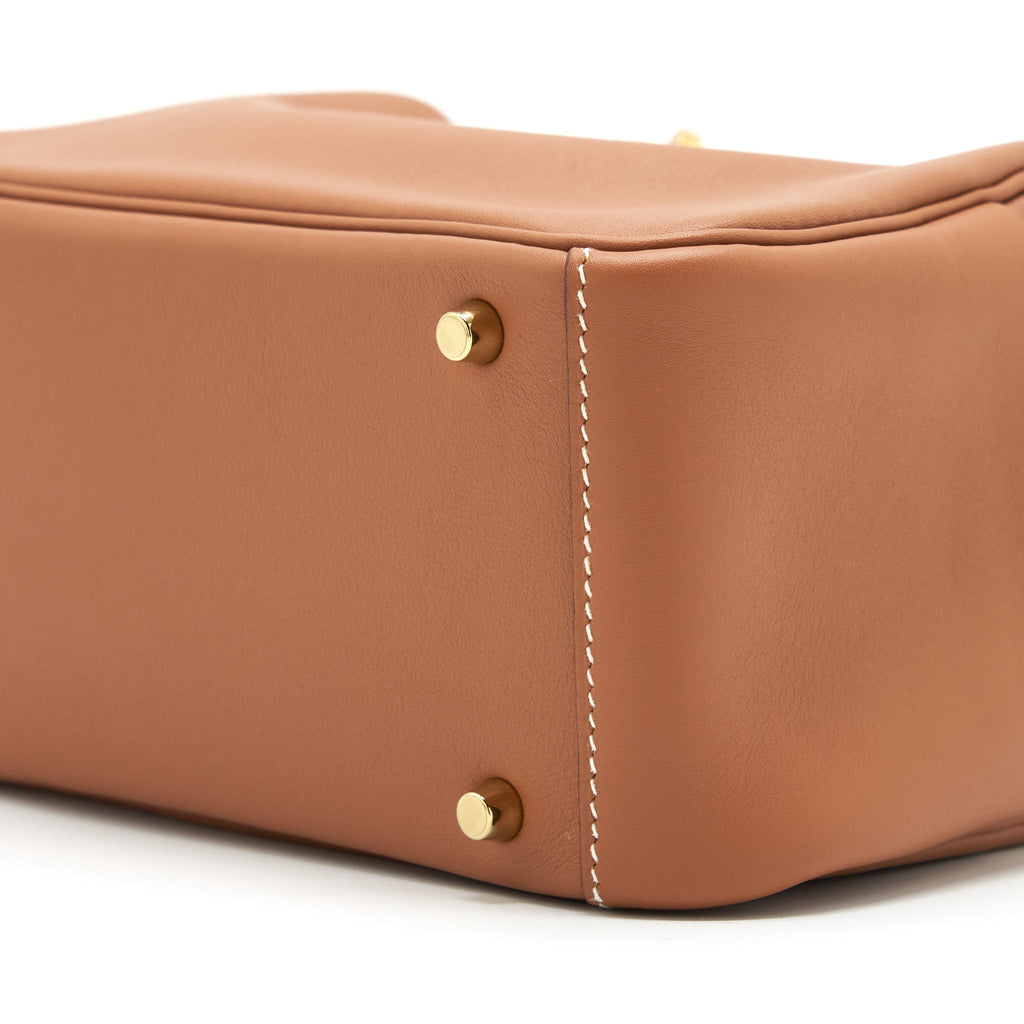 HERMES MINI LINDY SWIFT GOLD GHW