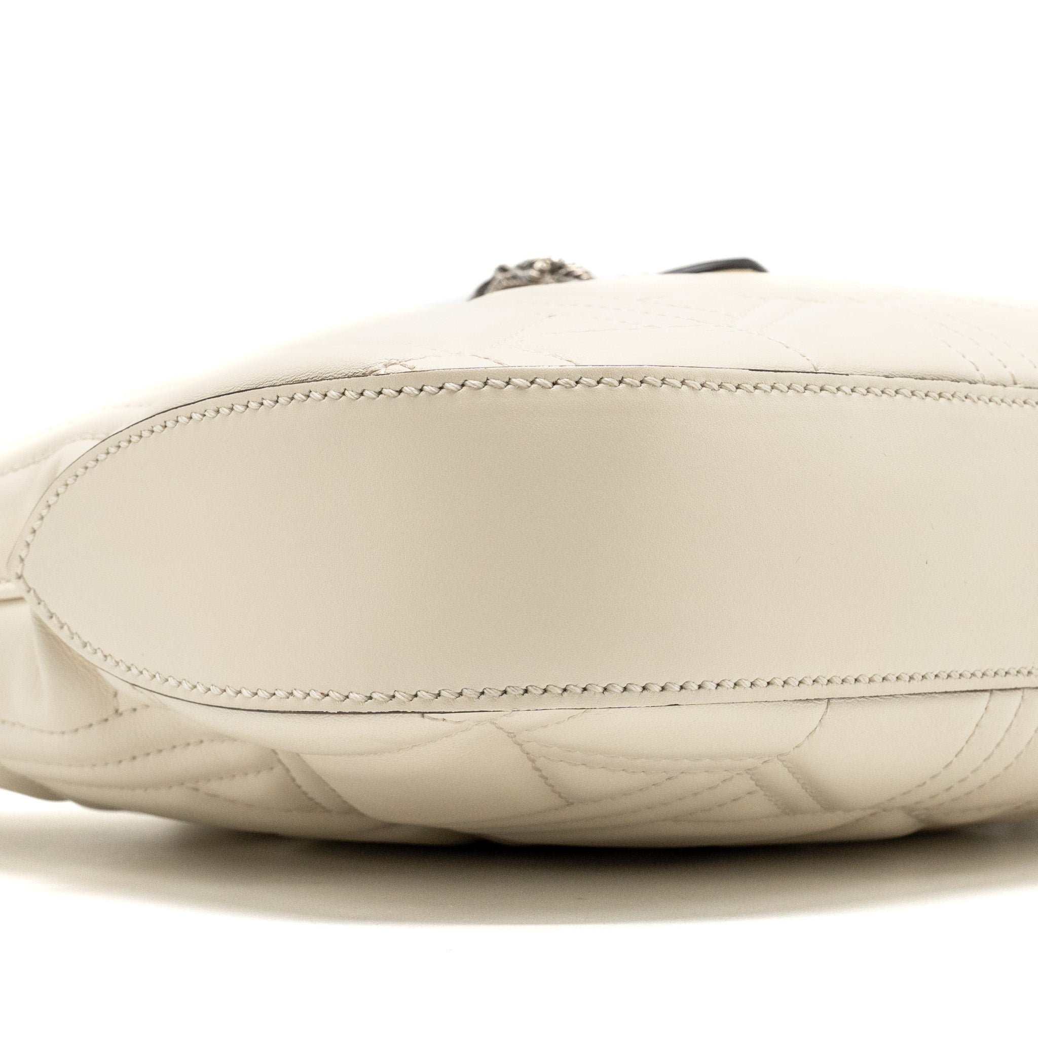 GUCCI DIONYSUS HOBO SHOULDER BAG CALFSKIN WHITE SHW
