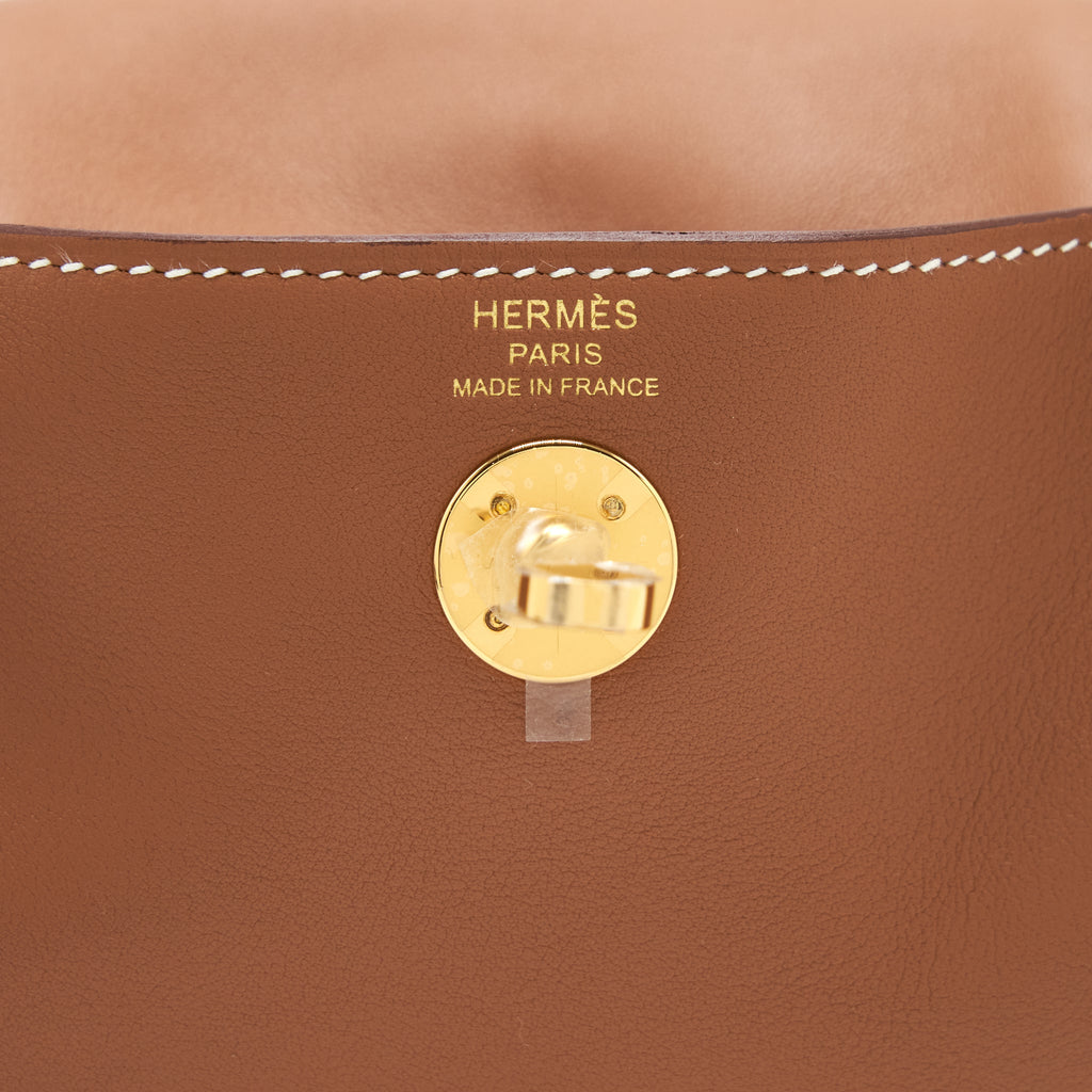 HERMES MINI LINDY SWIFT GOLD GHW