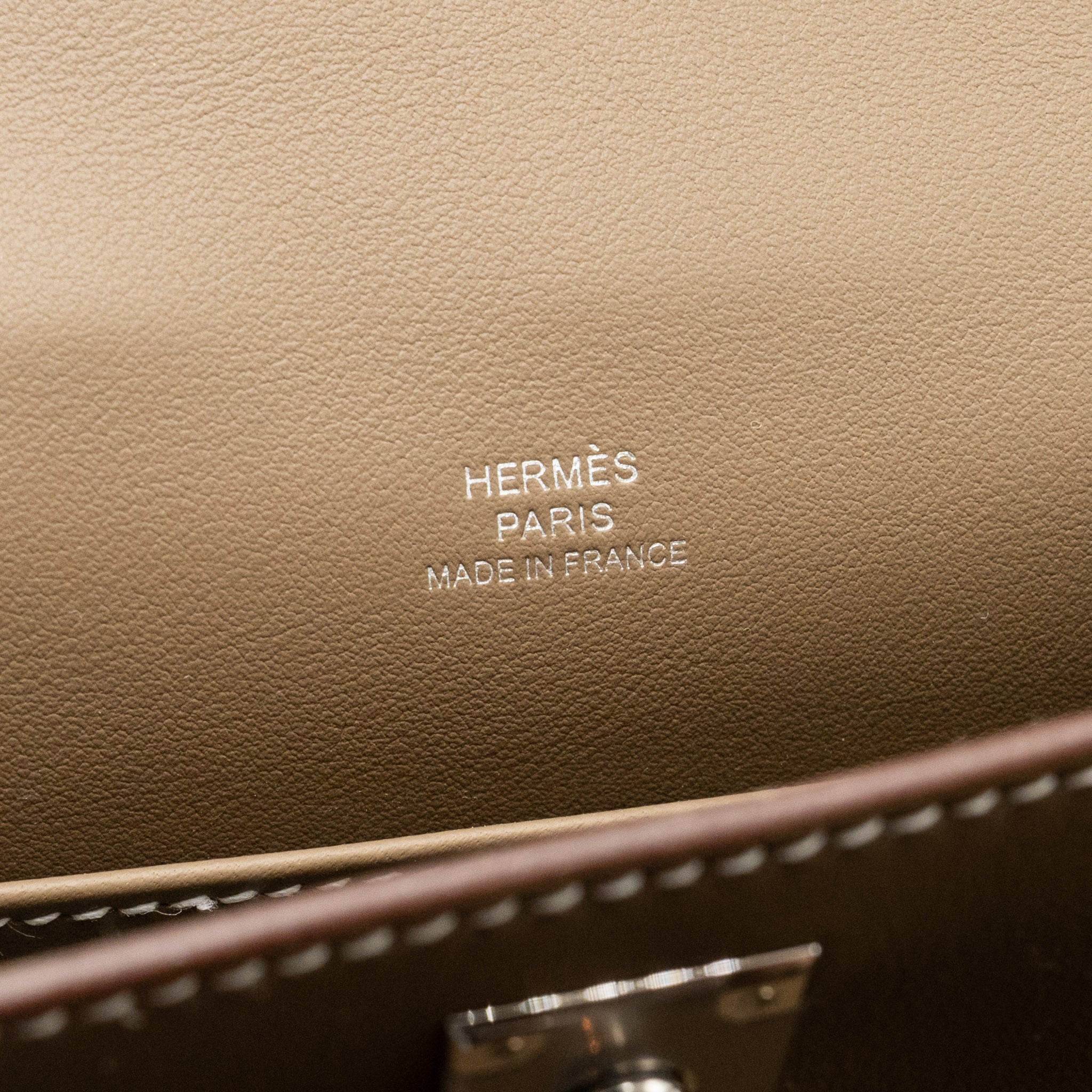 HERMES KELLY POCHETTE SWIFT ETOUPE SHW