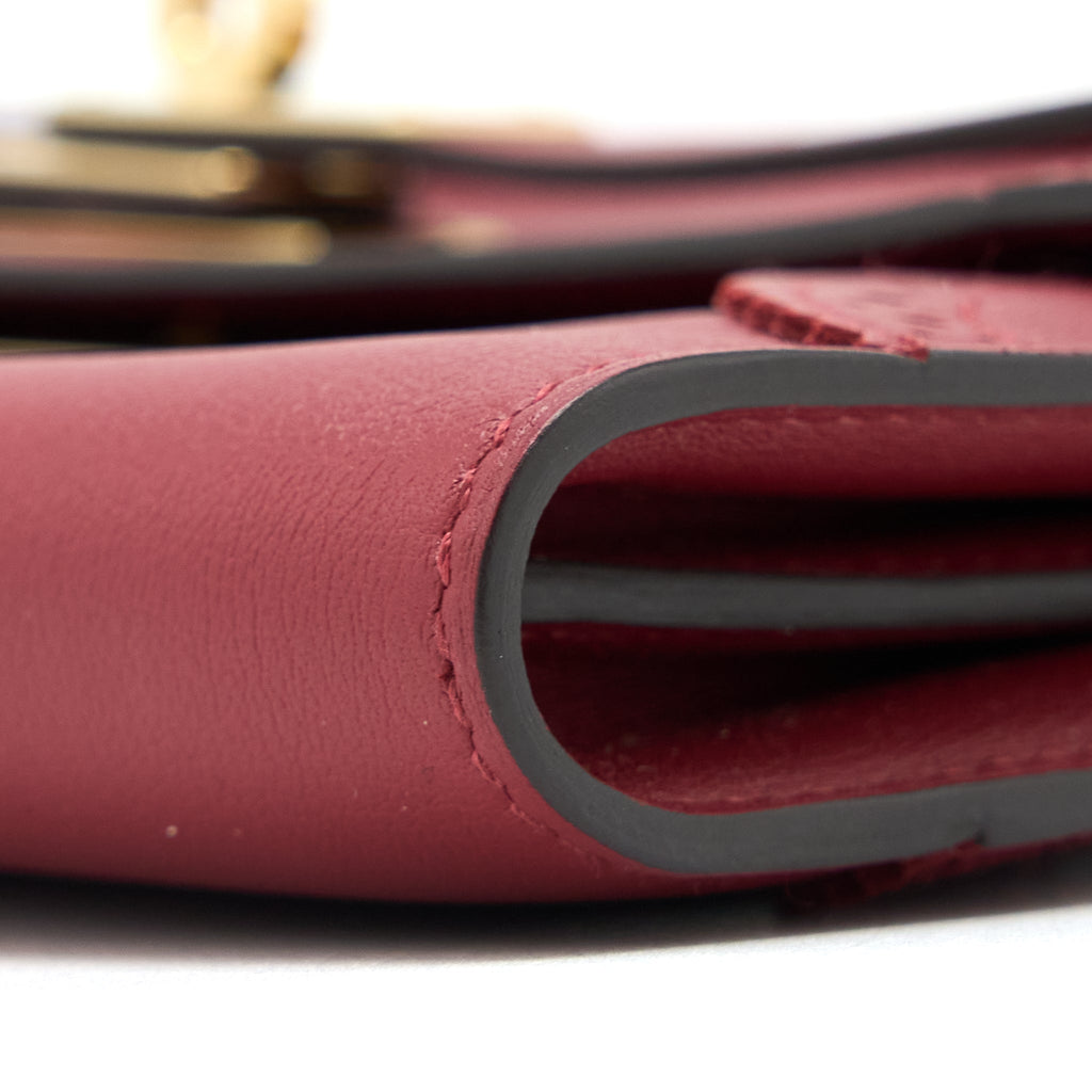 HERMES KELLY CLASSIC GHILLIES WALLET SWIFT K1 ROUGE GRENAT GHW