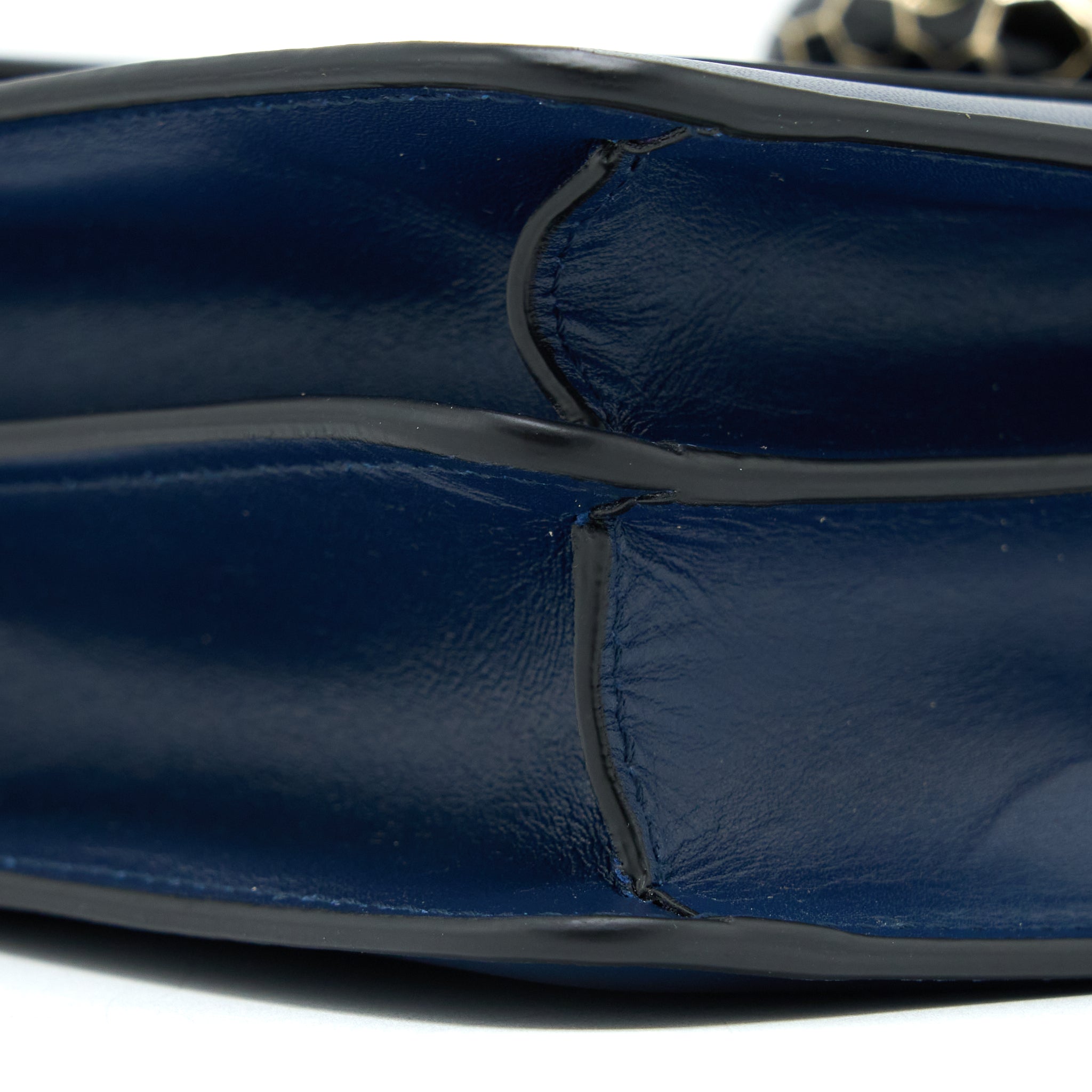 BVLGARI SERPENTI FOREVER SHOULDER BAG CALFSKIN DARK BLUE LGHW