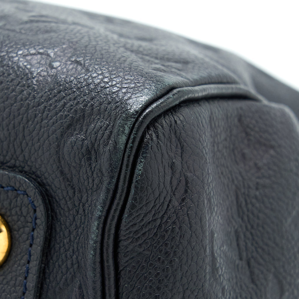 LOUIS VUITTON SPEEDY 25 MONOGRAM EMPREINTE BLACK GHW