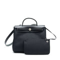 HERMES HERBAG ZIP 31 RETOUR BAG BLACK SHW