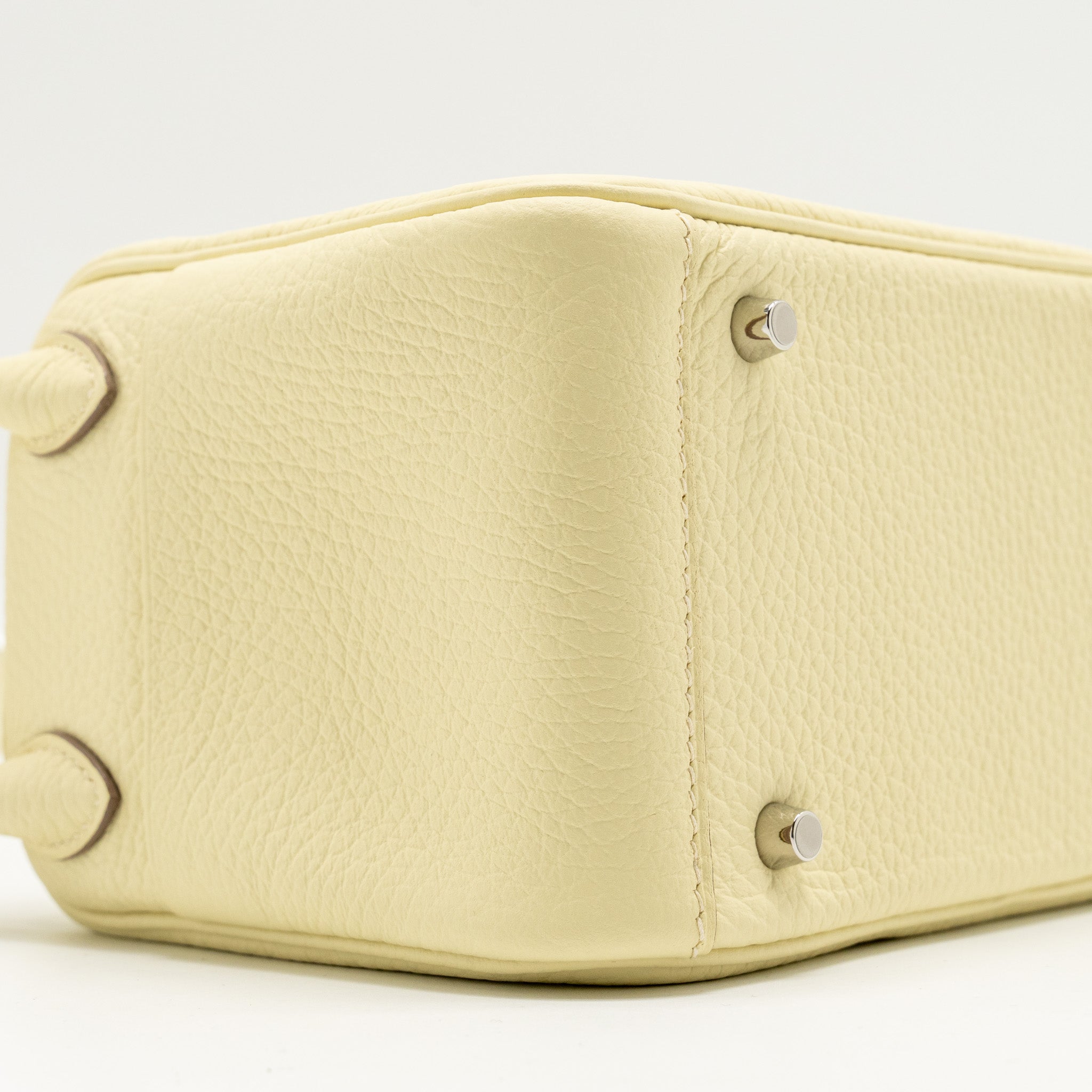 HERMES MINI LINDY II CLEMENCE JAUNE MILTON SHW