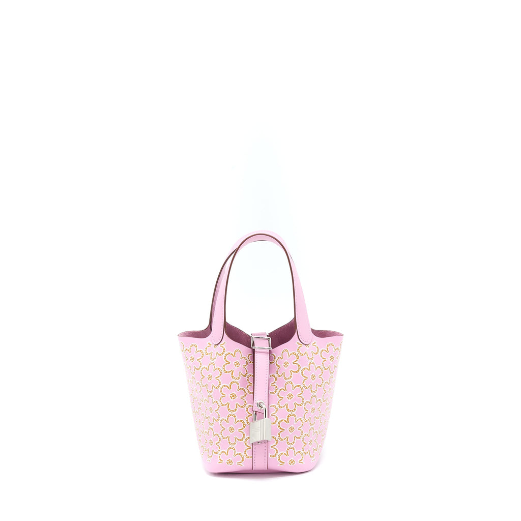 HERMES MICRO PICOTIN 14 LOCK BAG SWIFT MAUVE SYLVESTRE SHW