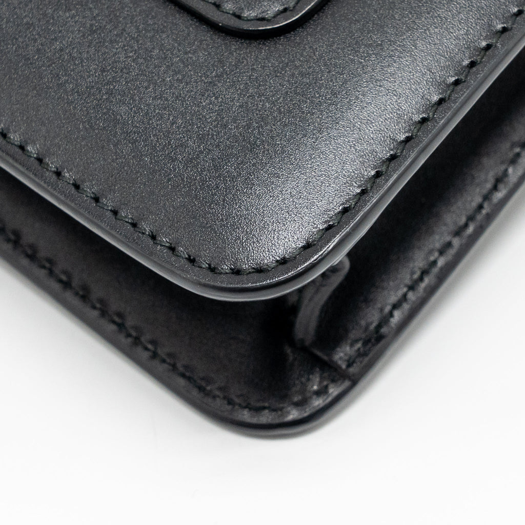 BVLGARI SERPENTI FOREVER CROSSBODY BAG CALFSKIN BLACK LGHW