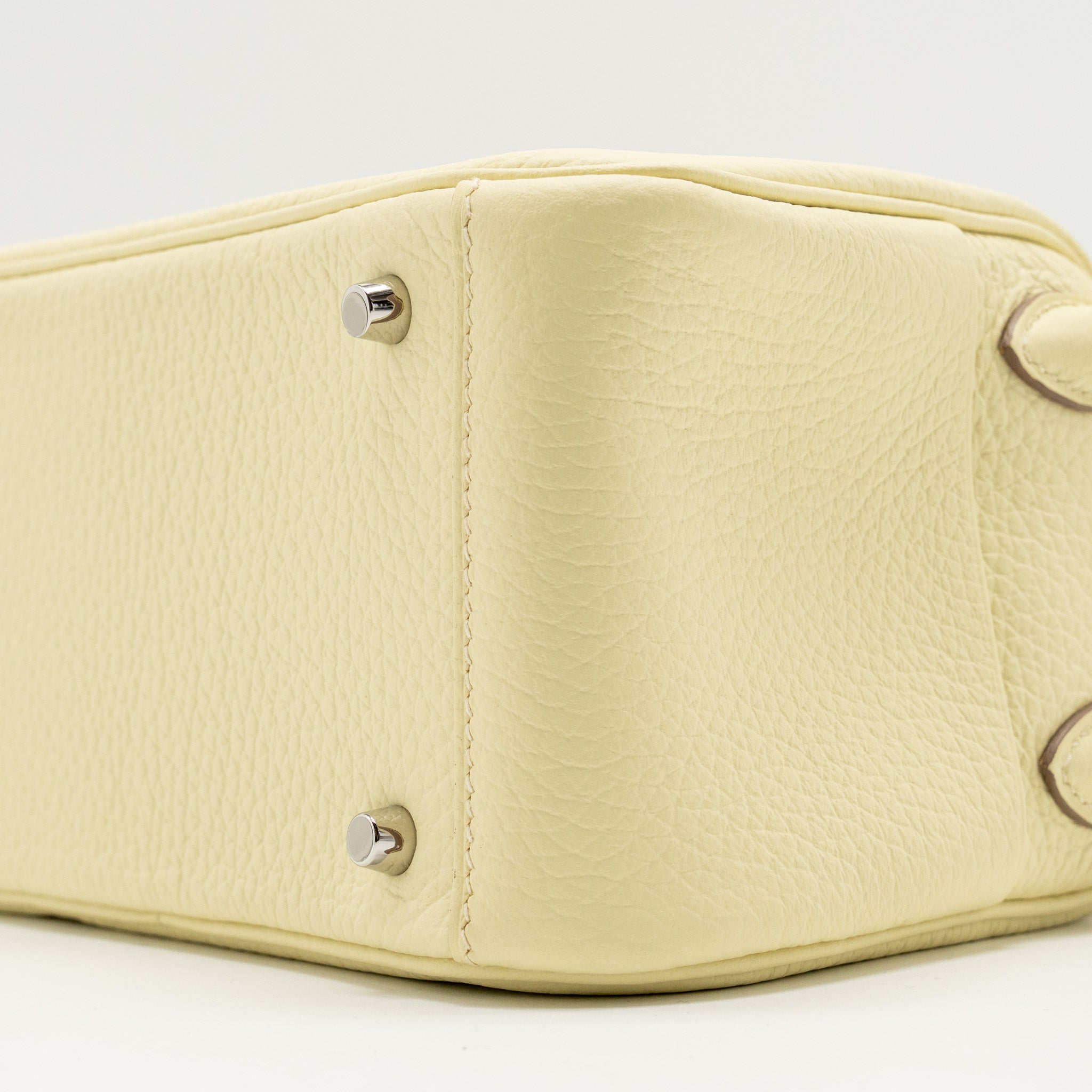HERMES MINI LINDY II CLEMENCE JAUNE MILTON SHW