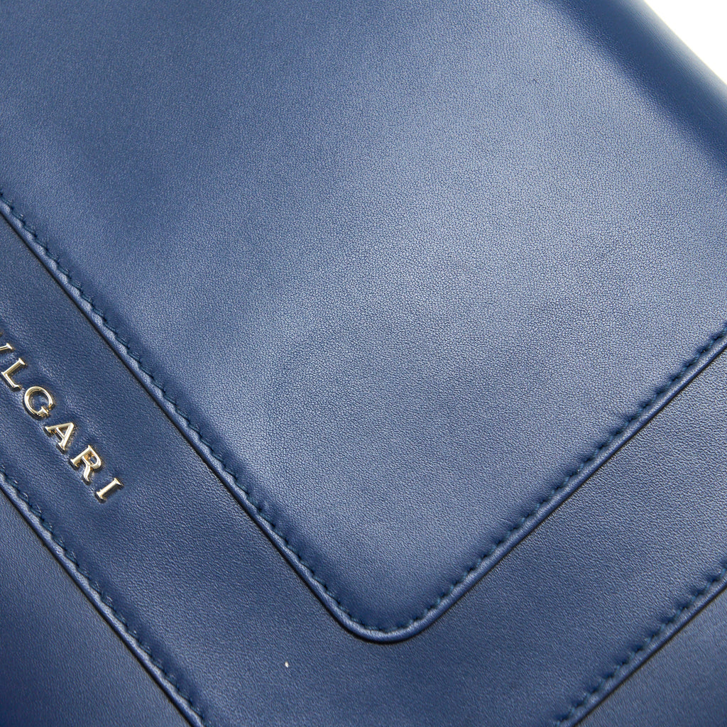 BVLGARI SERPENTI FOREVER SHOULDER BAG CALFSKIN DARK BLUE LGHW
