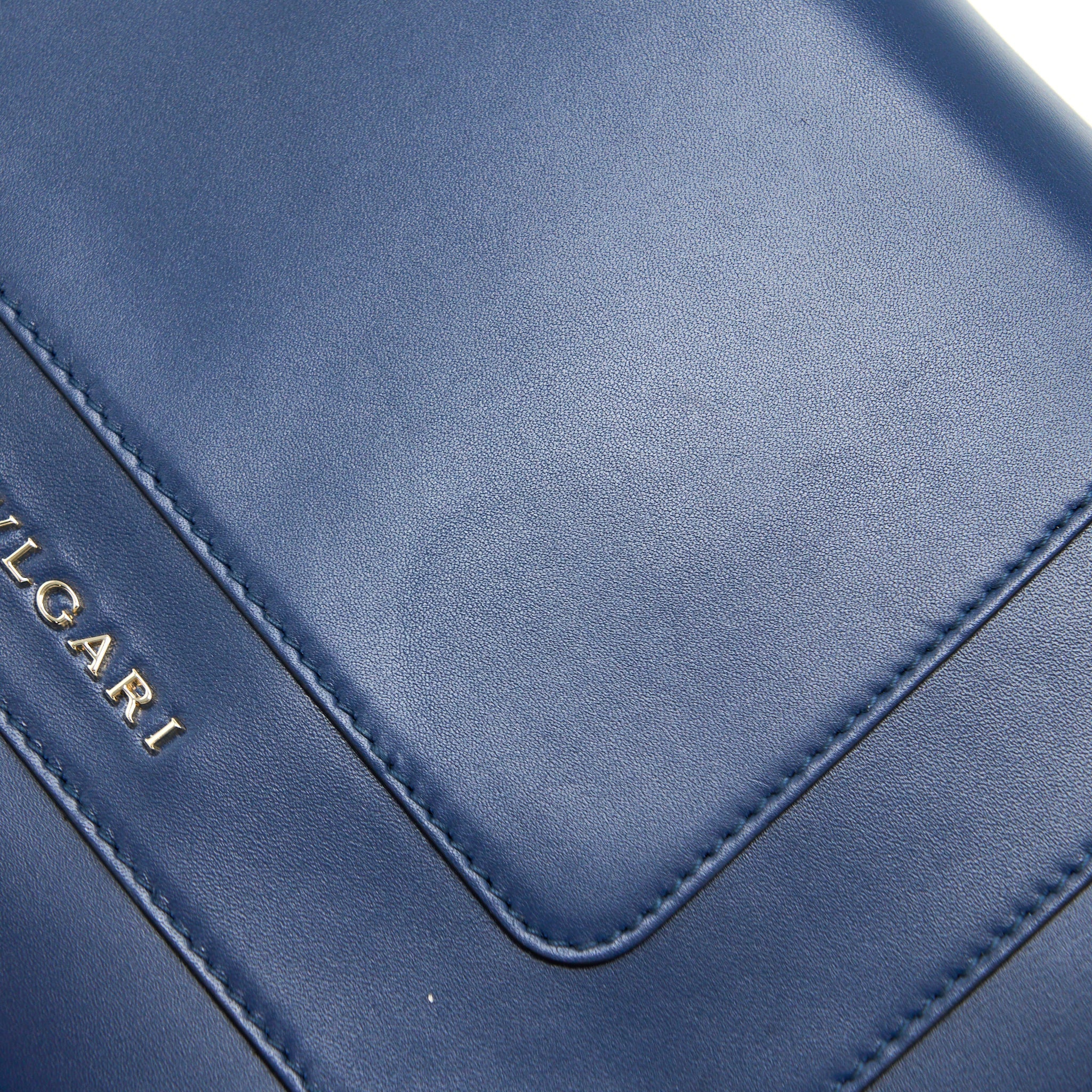 BVLGARI SERPENTI FOREVER SHOULDER BAG CALFSKIN DARK BLUE LGHW