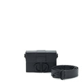 DIOR 30 MINI MONTAIGN BOX GRAINED CALFSKIN BLACK WITH BLACK HARDWARE