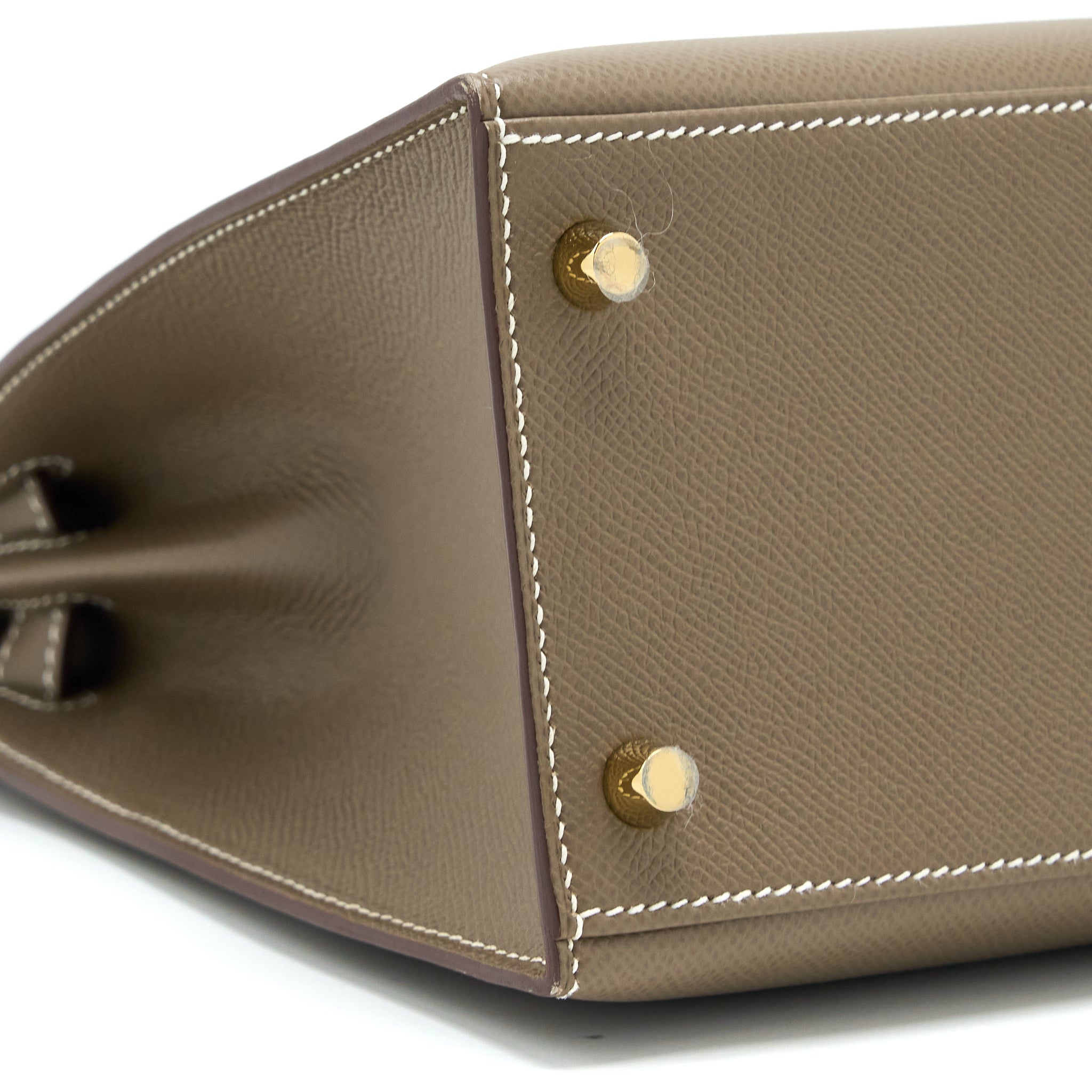 HERMES KELLY 28 EPSOM ETOUPE GHW