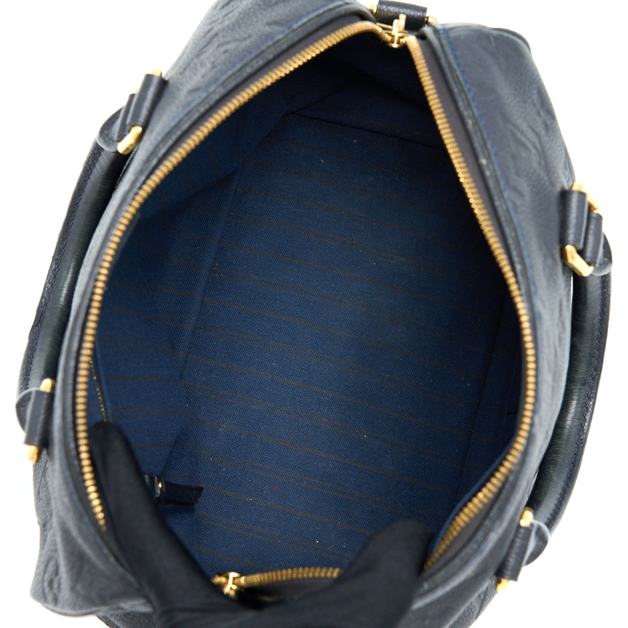LOUIS VUITTON SPEEDY 25 MONOGRAM EMPREINTE BLACK GHW