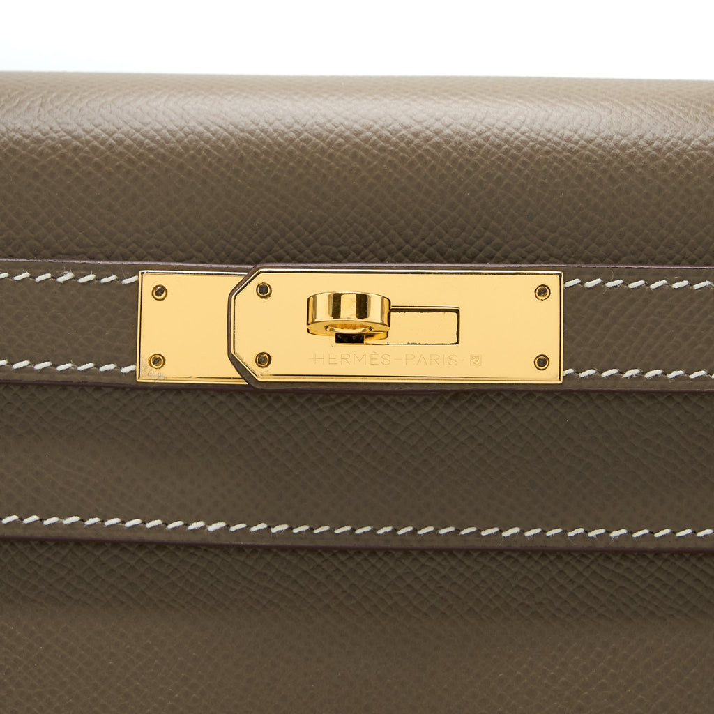 HERMES KELLY 28 EPSOM ETOUPE GHW
