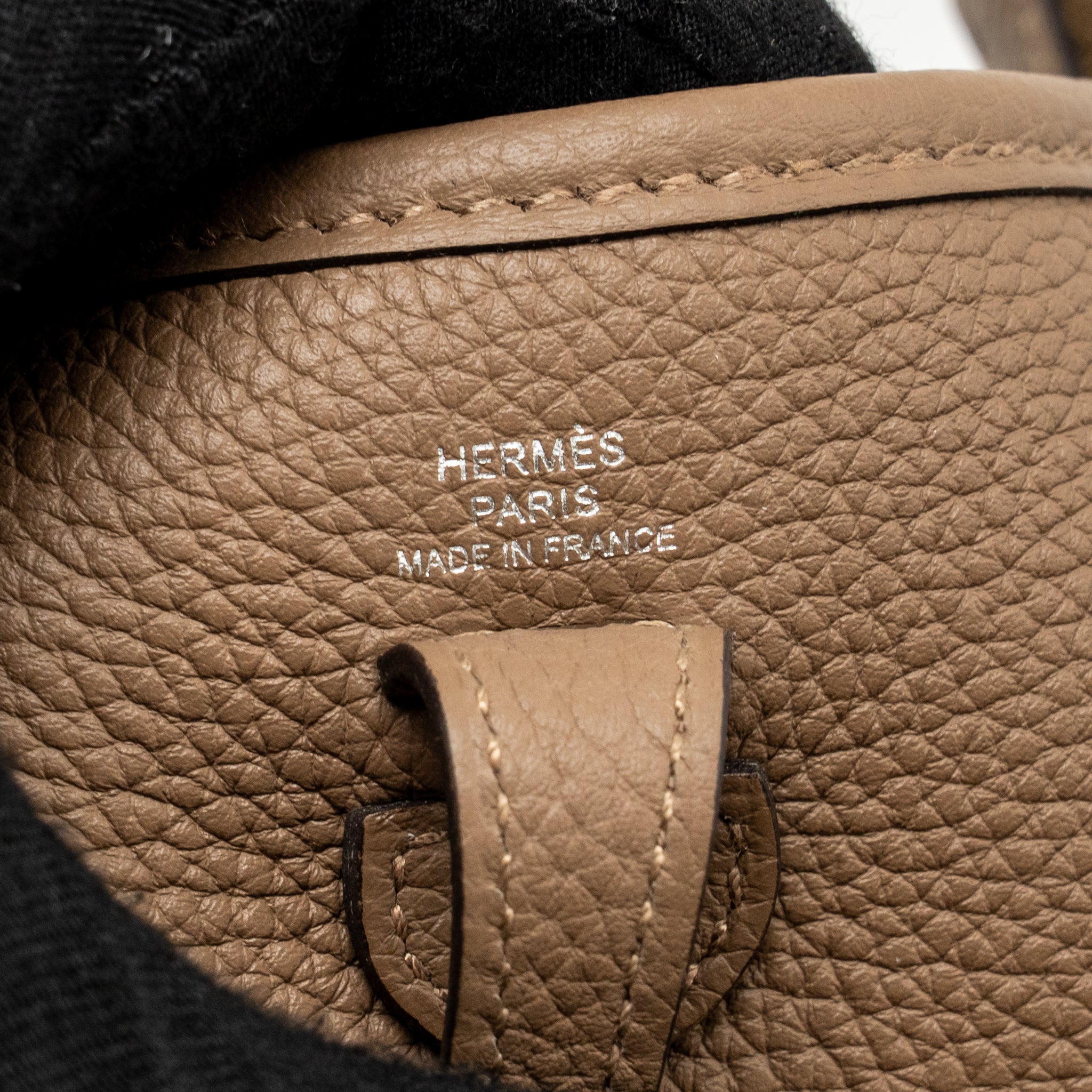 HERMES MINI EVELYNE CLEMENCE BEIGE MARFA / MULTICOLOR SHOULDER STRAP SHW