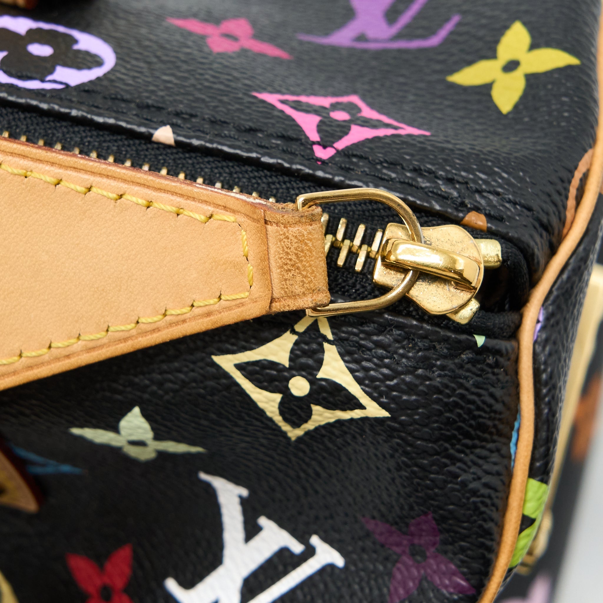 LOUIS VUITTON SPEEDY 30 MULTICOLOUR MONOGRAM CANVAS BLACK GHW