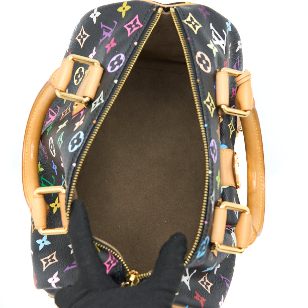 LOUIS VUITTON SPEEDY 30 MULTICOLOUR MONOGRAM CANVAS BLACK GHW