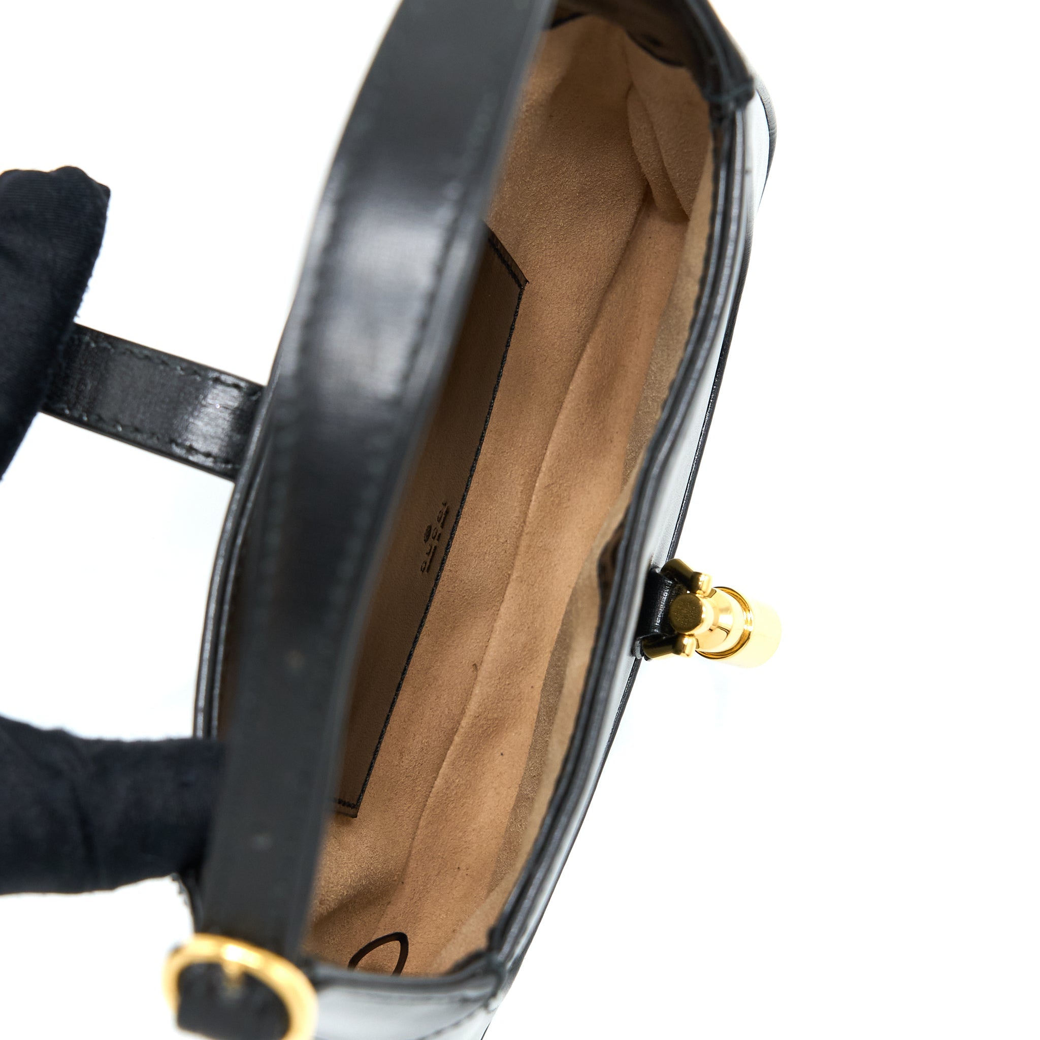 GUCCI JACKIE 1961 MINI BAG CALFSKIN BLACK GHW