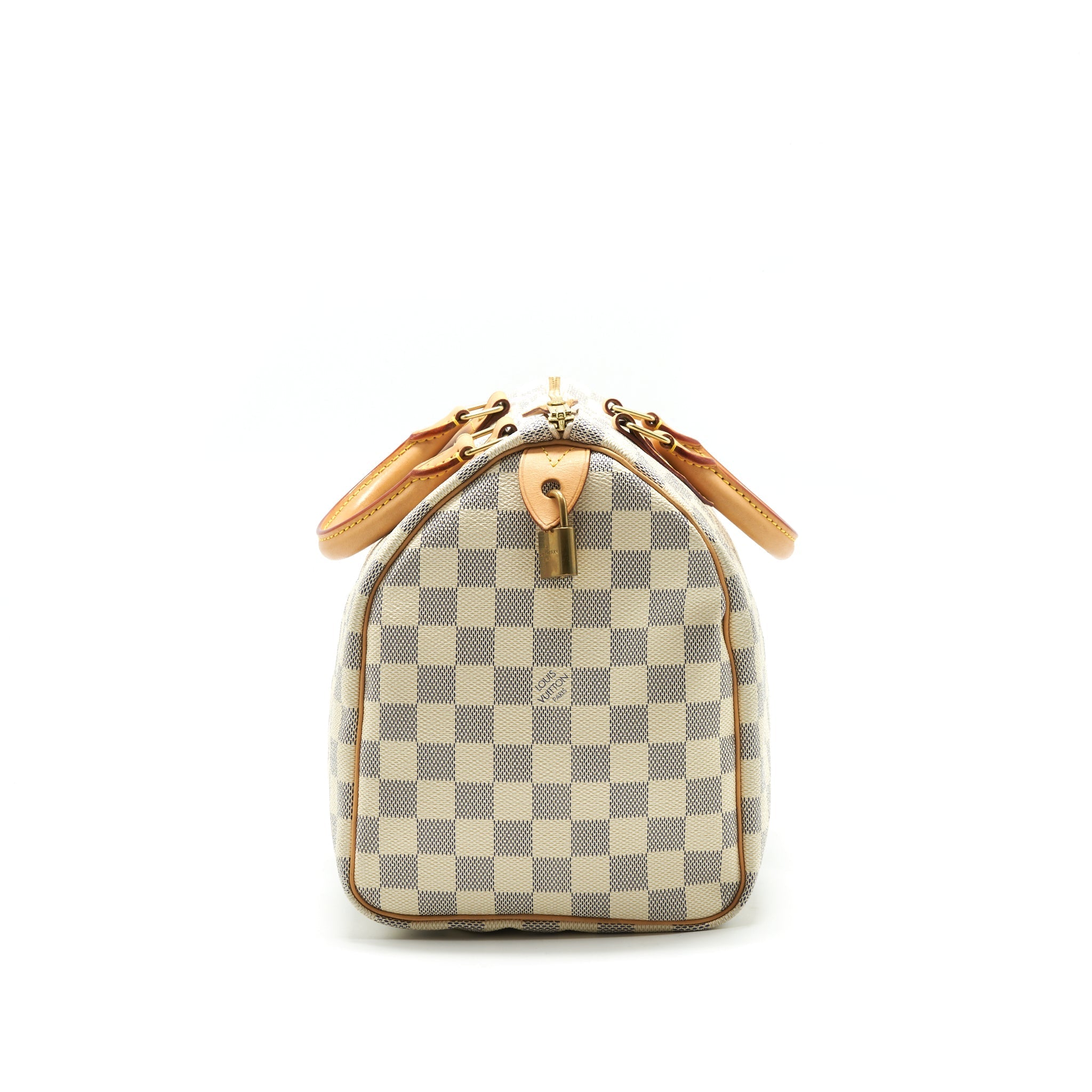LOUIS VUITTON SPEEDY 30 DAMIER AZUR CANVAS HANDBAG