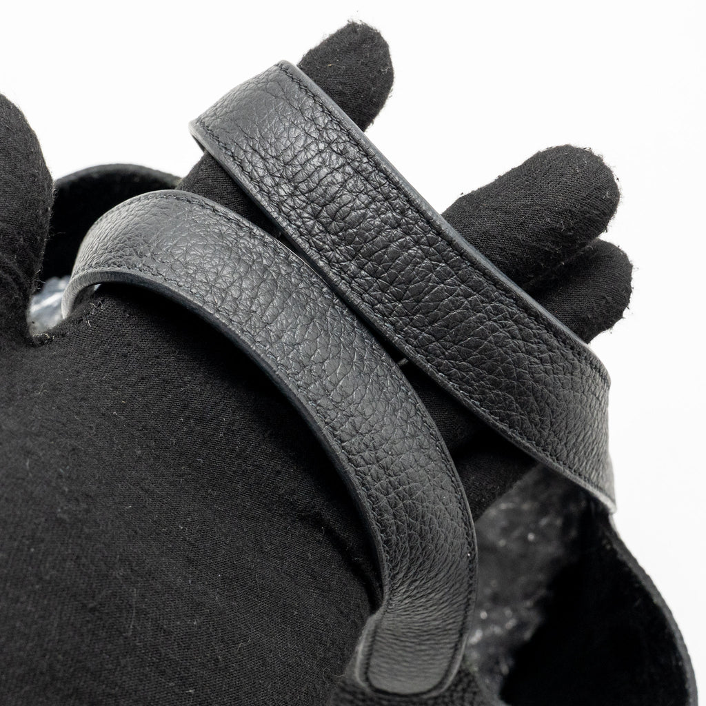 HERMES PICOTIN 18 LOCK BAG CLEMENCE BLACK GHW