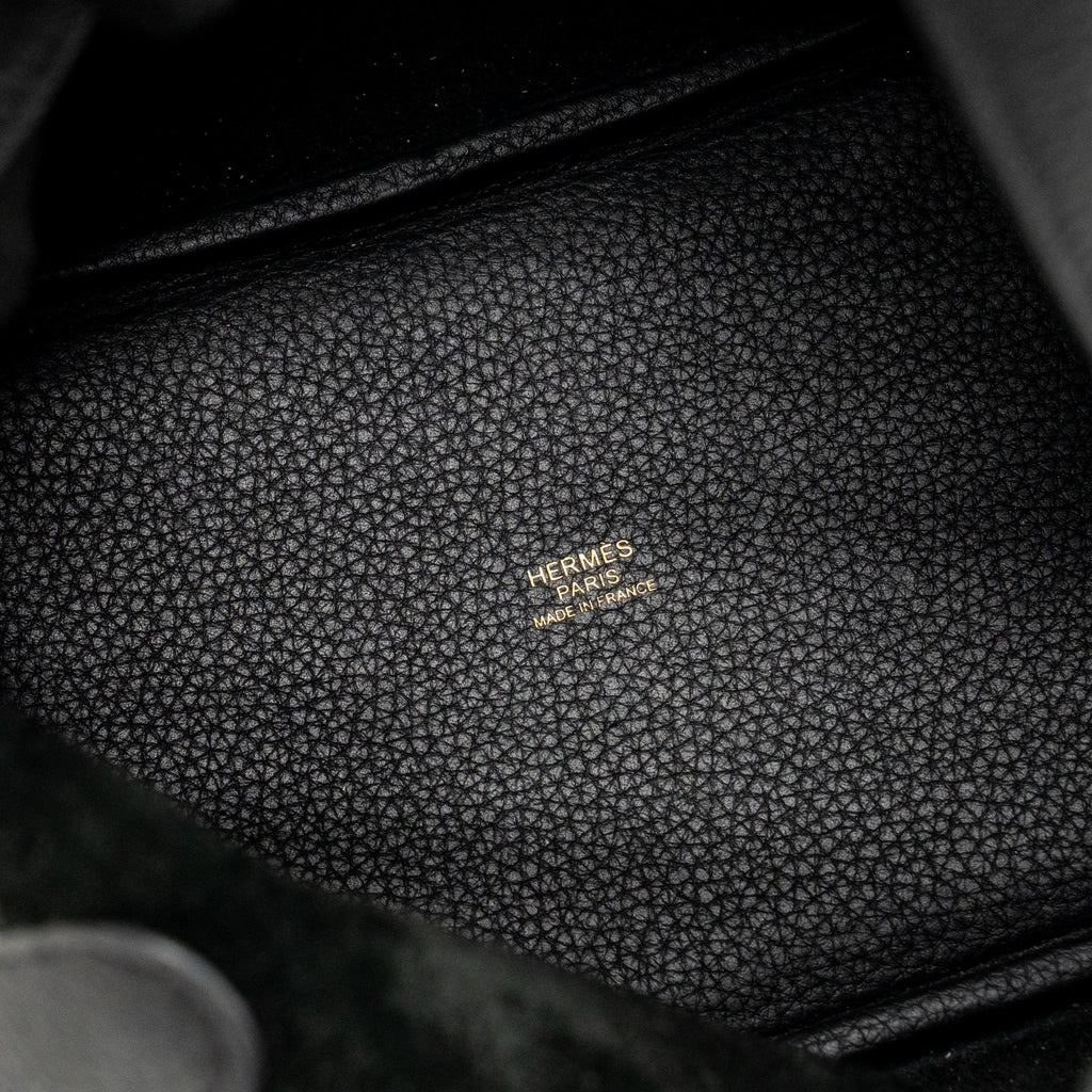HERMES PICOTIN 18 LOCK BAG CLEMENCE BLACK GHW
