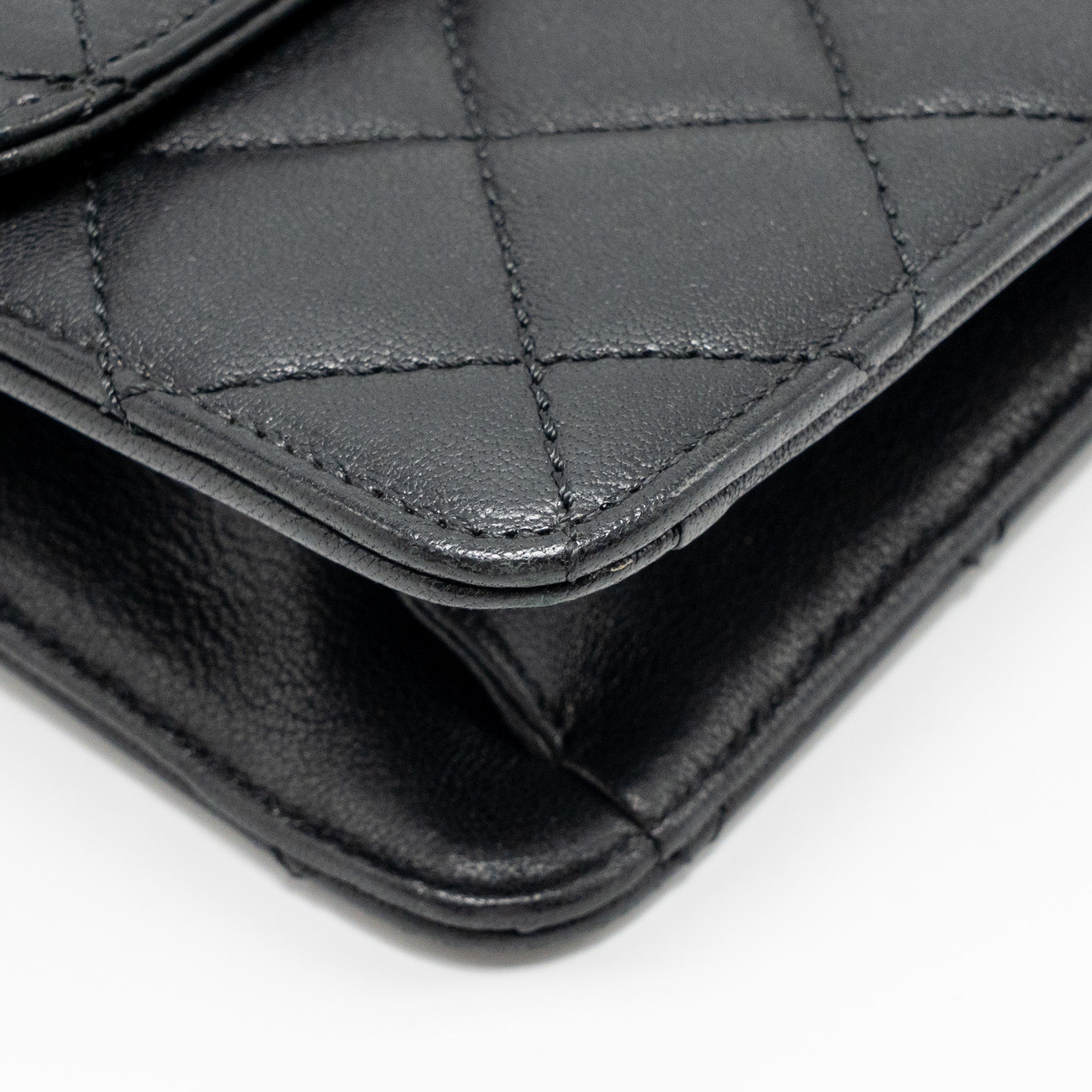 CHANEL BEAUTY LOCK FLAP BAG SHEEPSKIN BLACK GHW