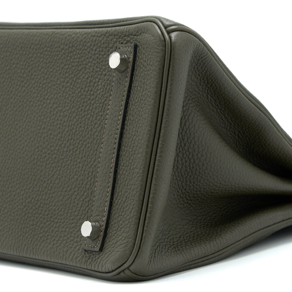 HERMES BIRKIN 30 TOGO C6 VERT DE GRIS SHW
