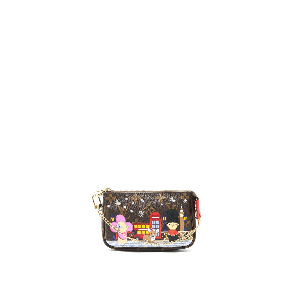 LOUIS VUITTON MINI POCHETTE LONDON CHRISTMAS ANIMATION 2021