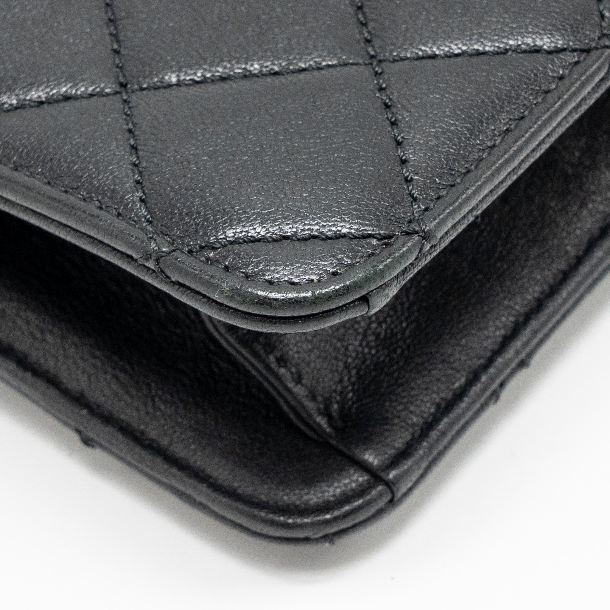 CHANEL BEAUTY LOCK FLAP BAG SHEEPSKIN BLACK GHW
