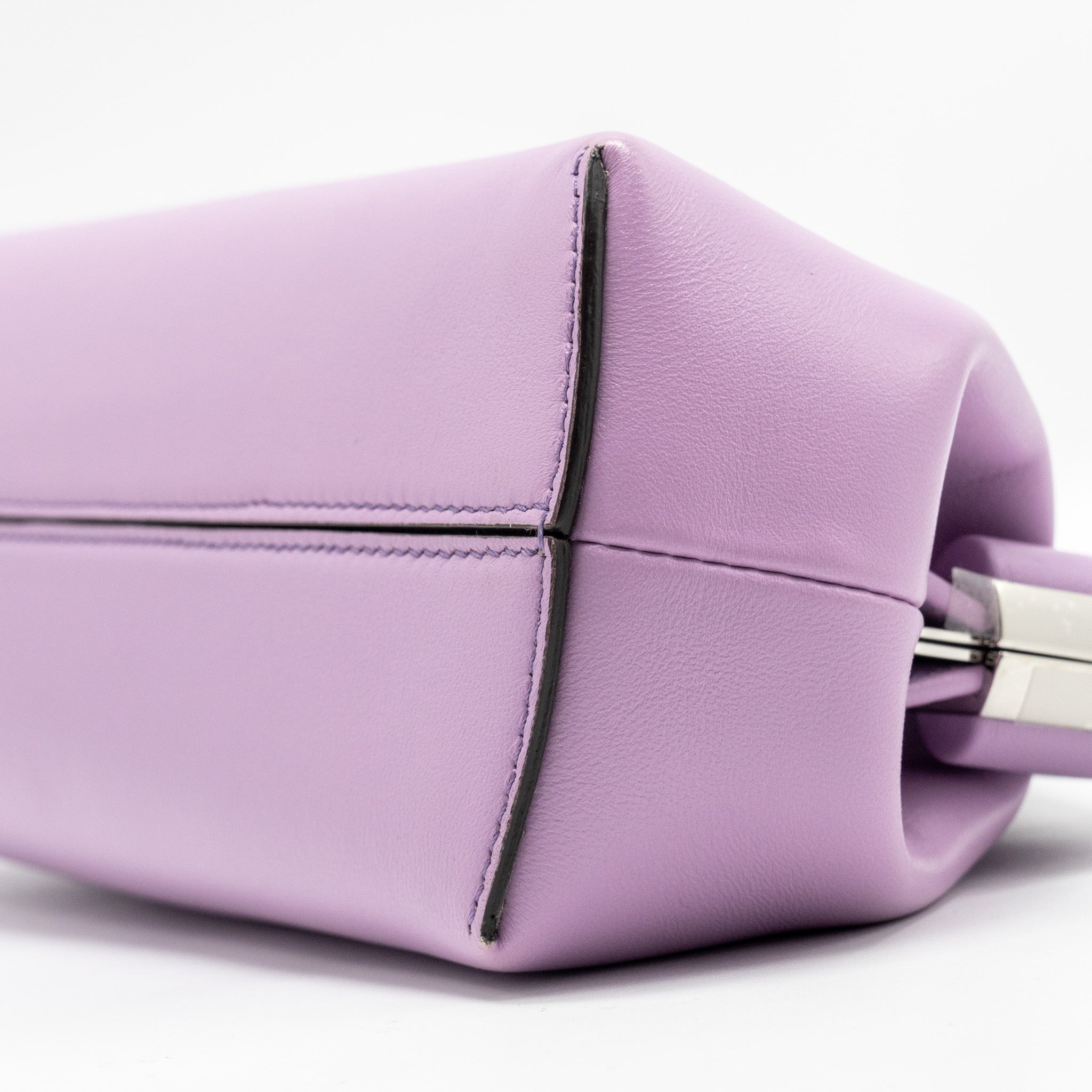 FENDI SMALL FENDI FIRST CLUTCH BAG NAPPA LILAC SHW