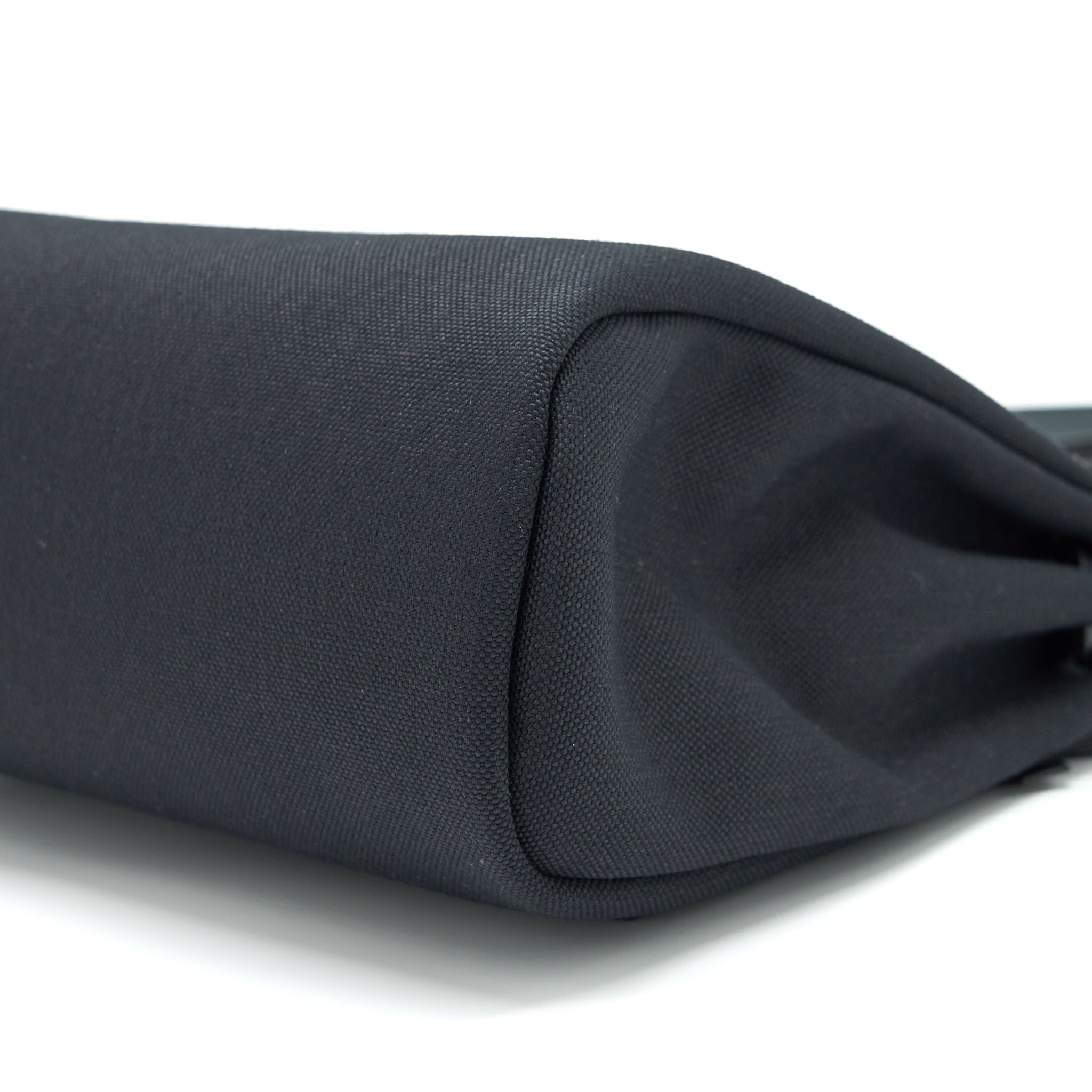 HERMES HERBAG 31 RETOUR BAG BLACK GHW