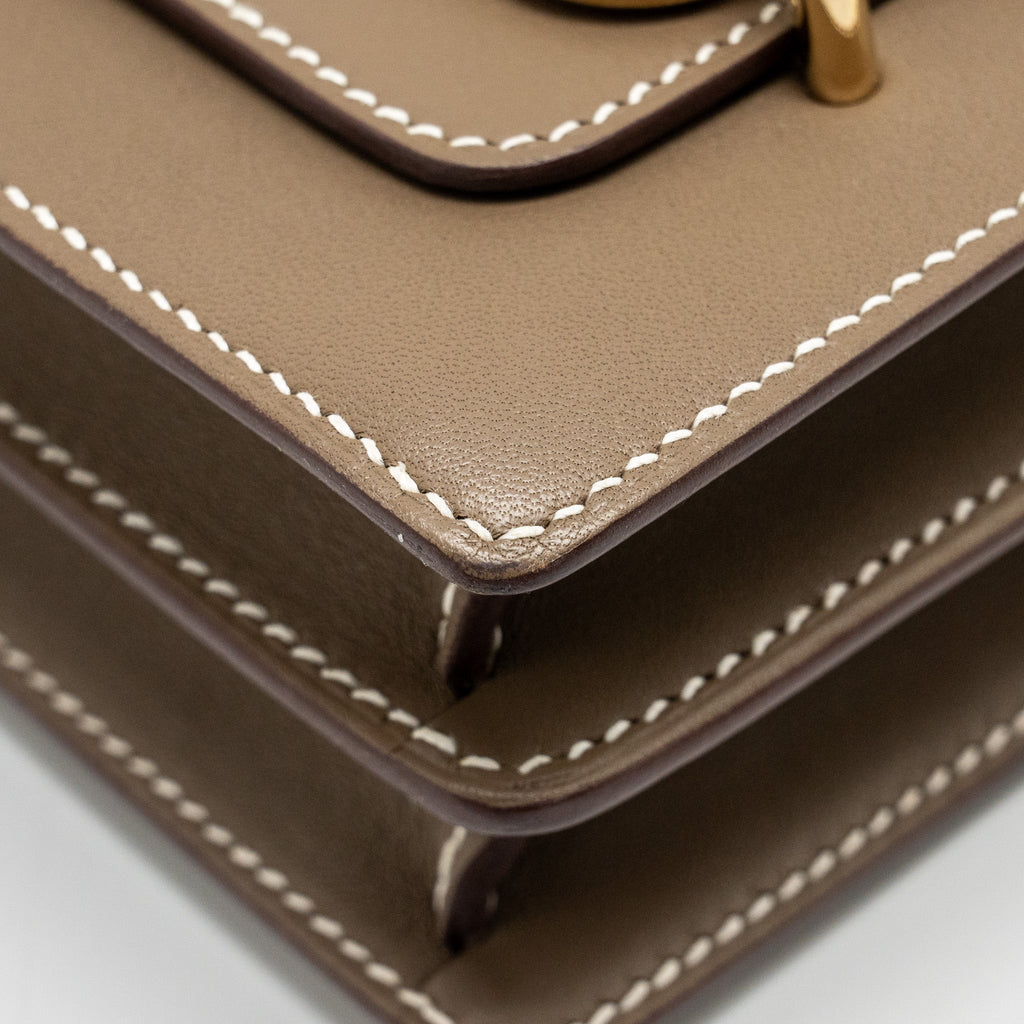 HERMES MINI ROULIS SWIFT ETOUPE LGHW