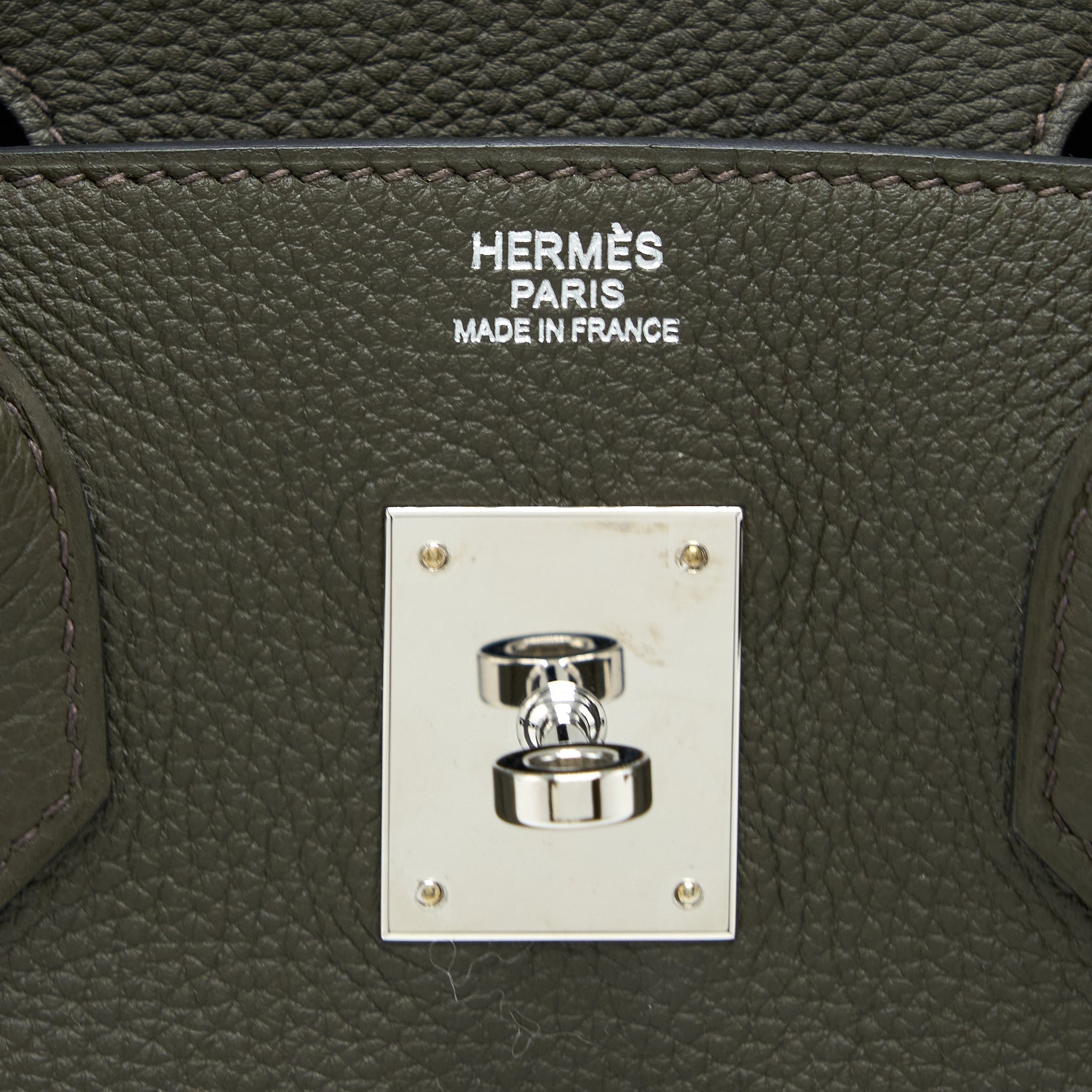 HERMES BIRKIN 30 TOGO C6 VERT DE GRIS SHW