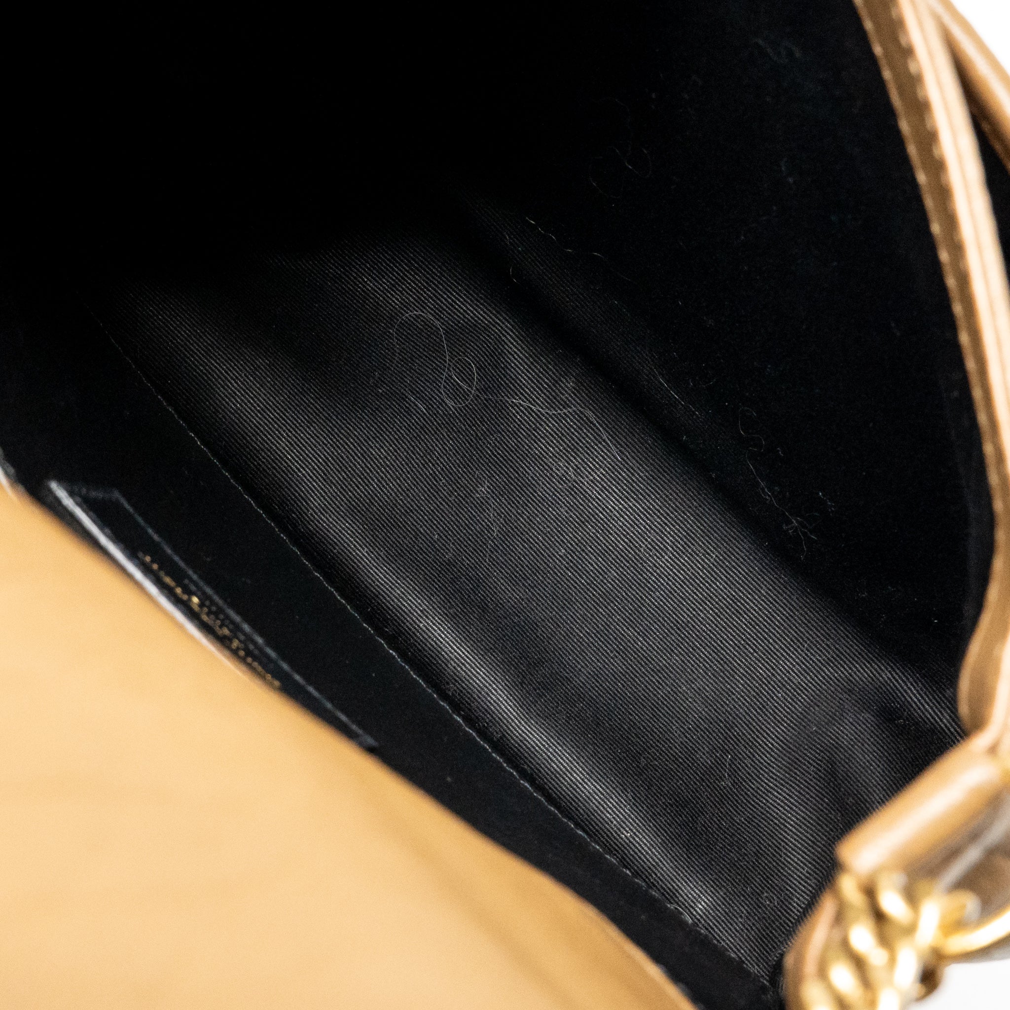SAINT LAURENT/YSL NIKI BABY GRAINED LAMBSKIN DARK CORK GHW
