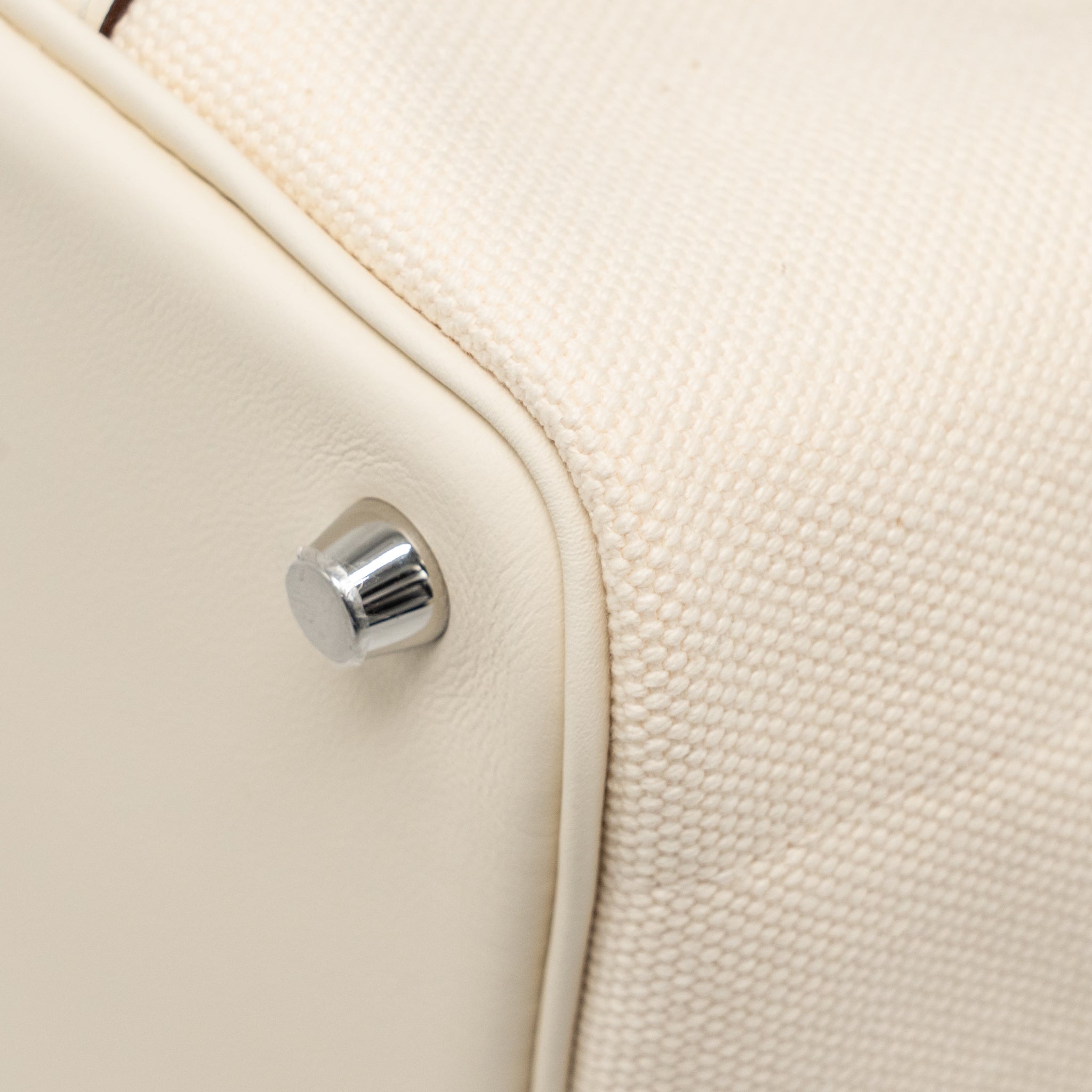 HERMES CARGO PICOTIN 18 POCKETS TOILE GEO LAND / SWIFT ECRU / NATA SHW