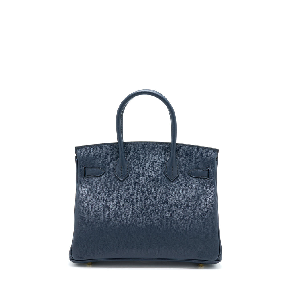 HERMES BIRKIN 30 EPSOM BLUE INDIGO GHW