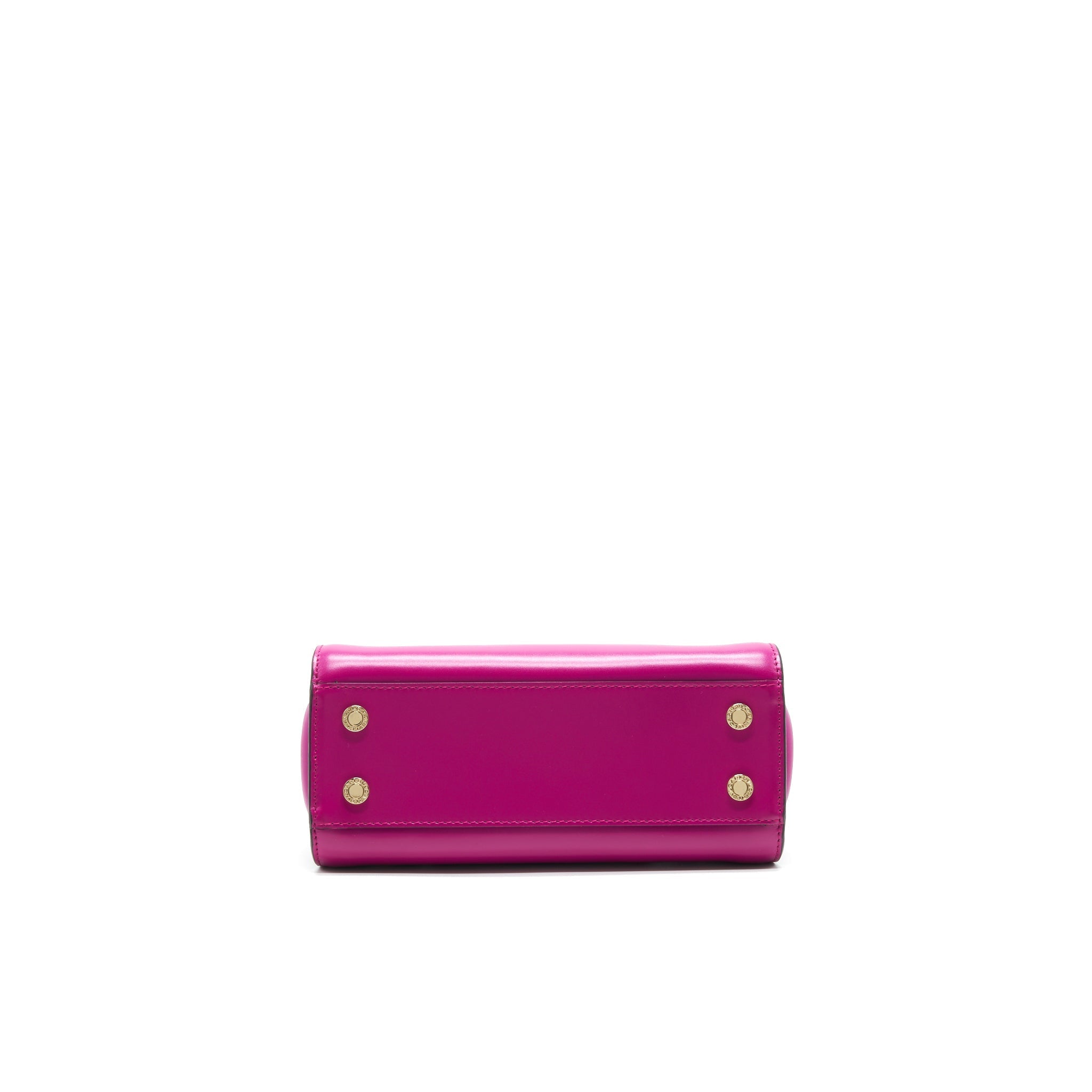 BVLGARI TOP HANDLE TOTE BAG WITH LONG STRAP PINK LGHW