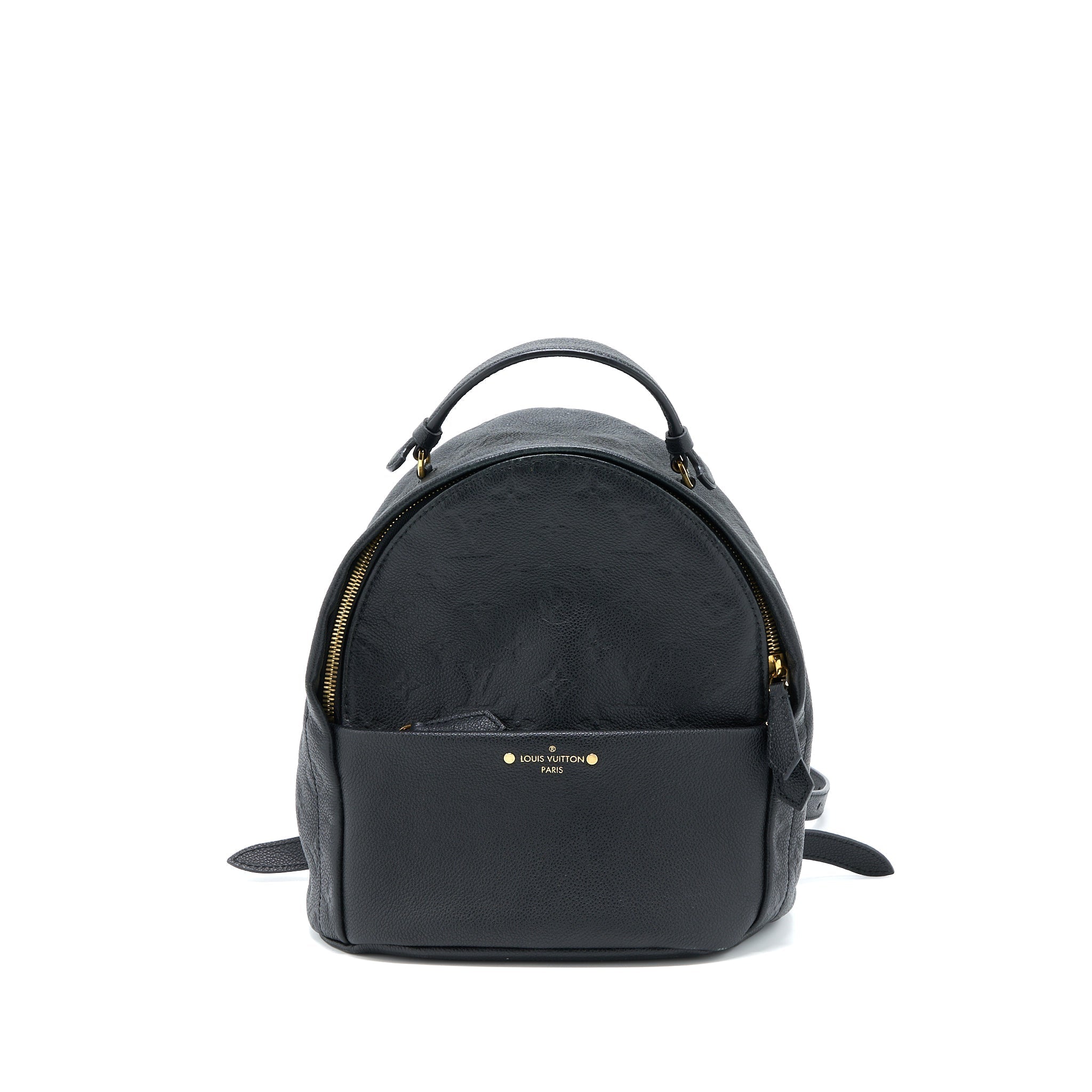 LOUIS VUITTON SORBONNE BACKPACK MONOGRAM EMPREINTE BLACK GHW
