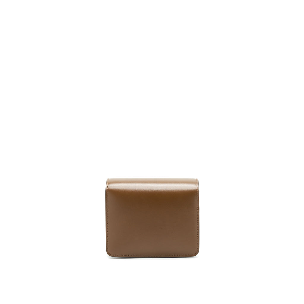 CELINE SMALL CLASSIC BOX BAG CAMEL GHW